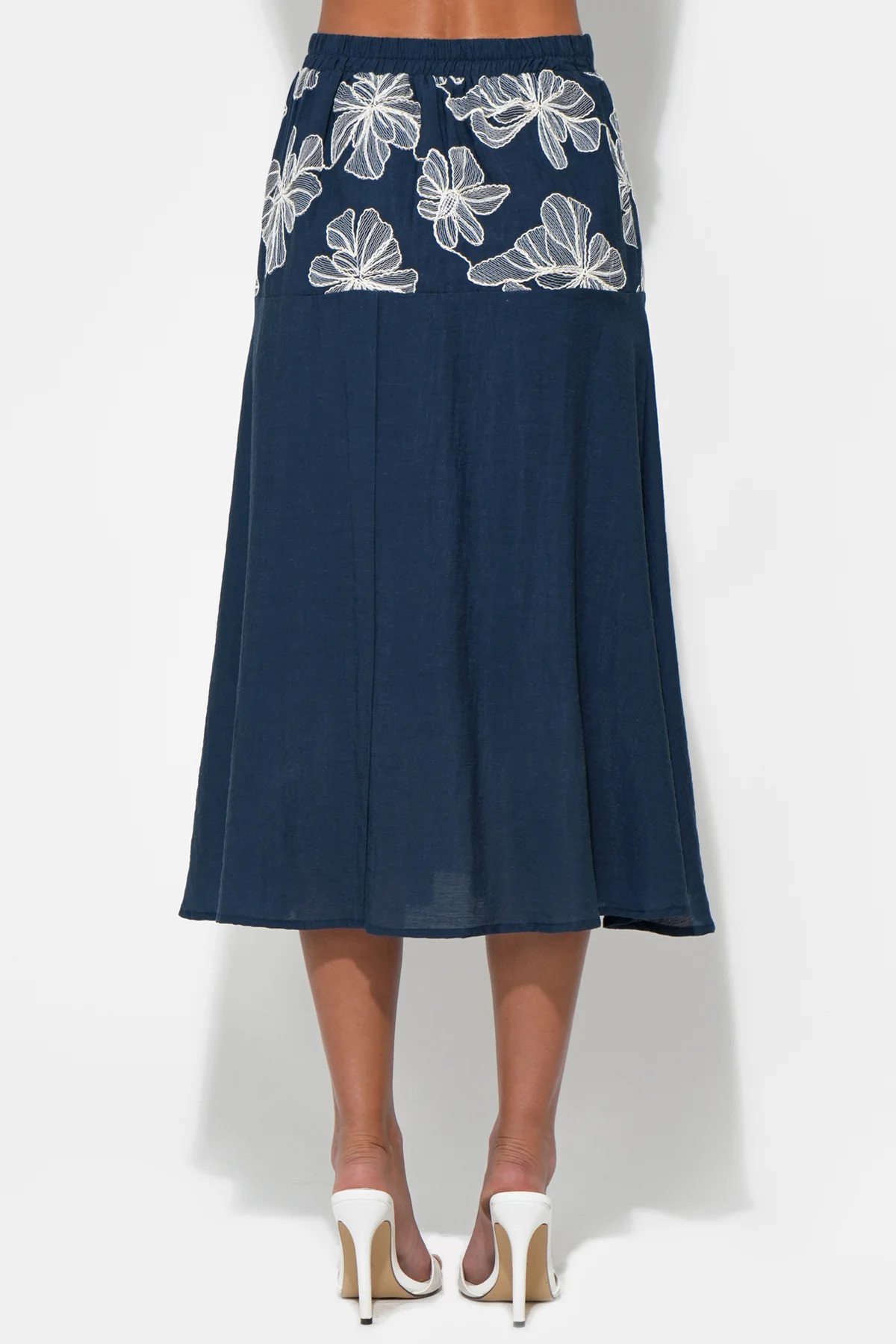 Alani Tiered Embroidery Skirt - Image 2