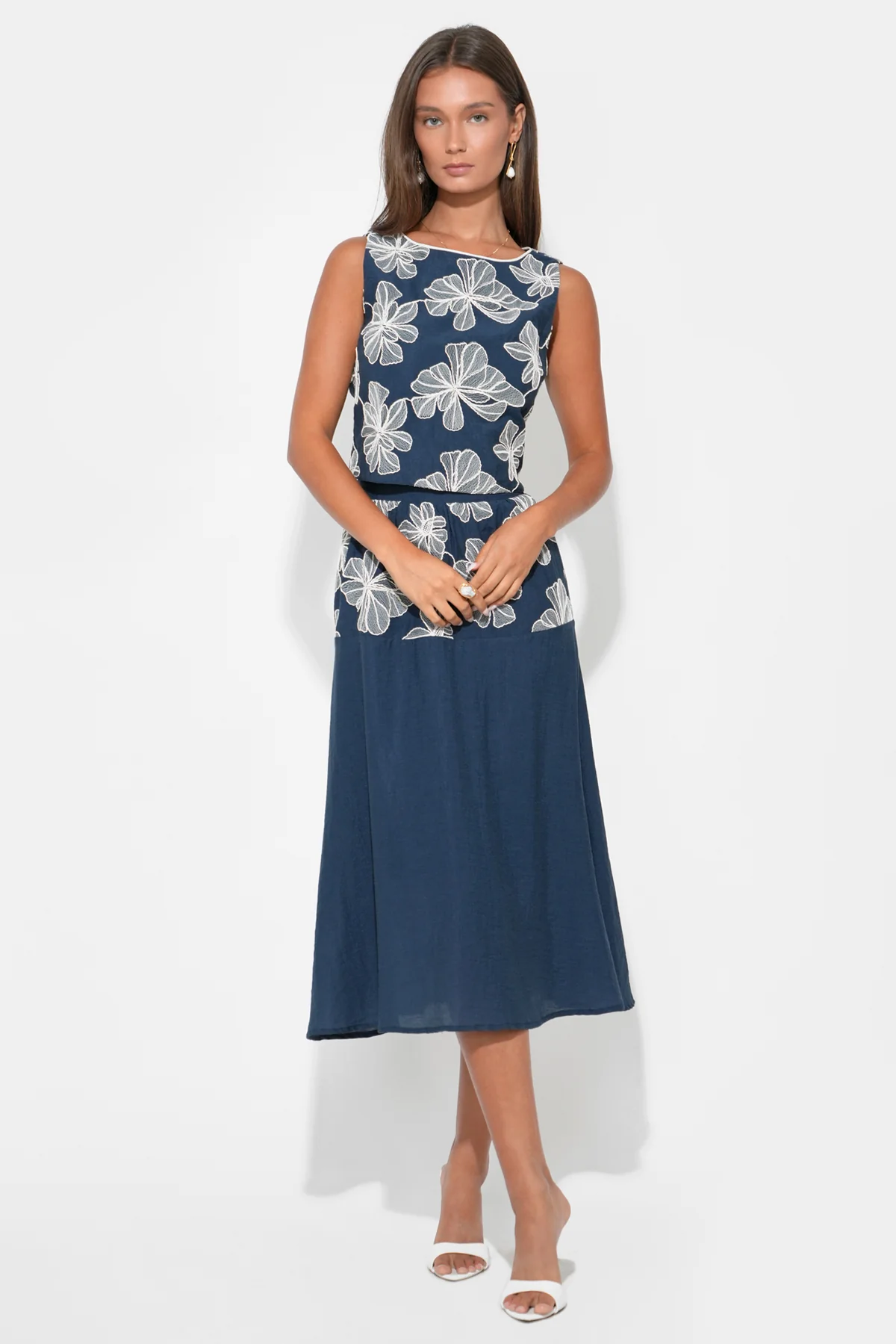 Alani Tiered Embroidery Skirt - Image 4