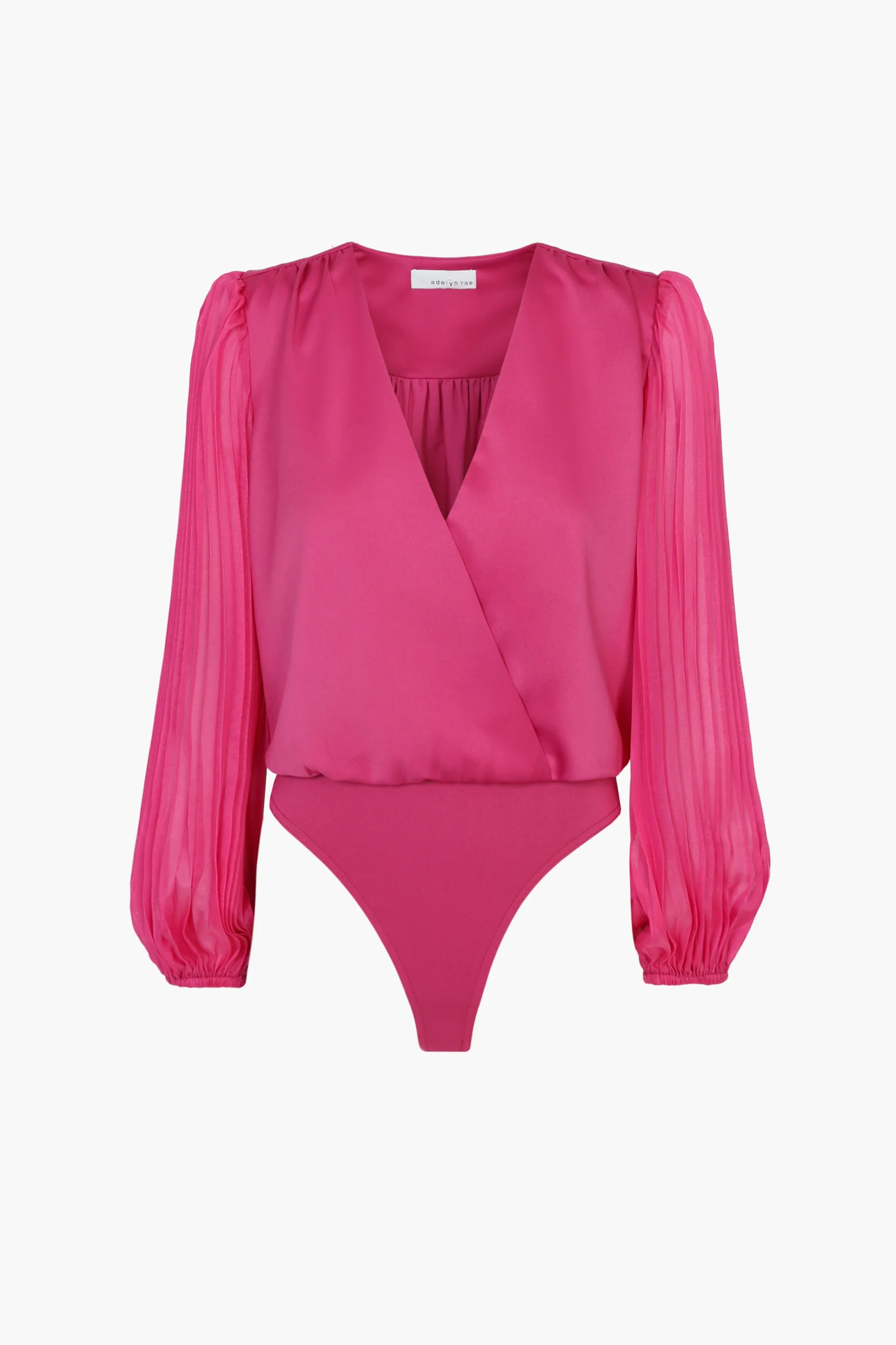 Andaz Pleated Organza Sleeve Surplice Top - Image 6