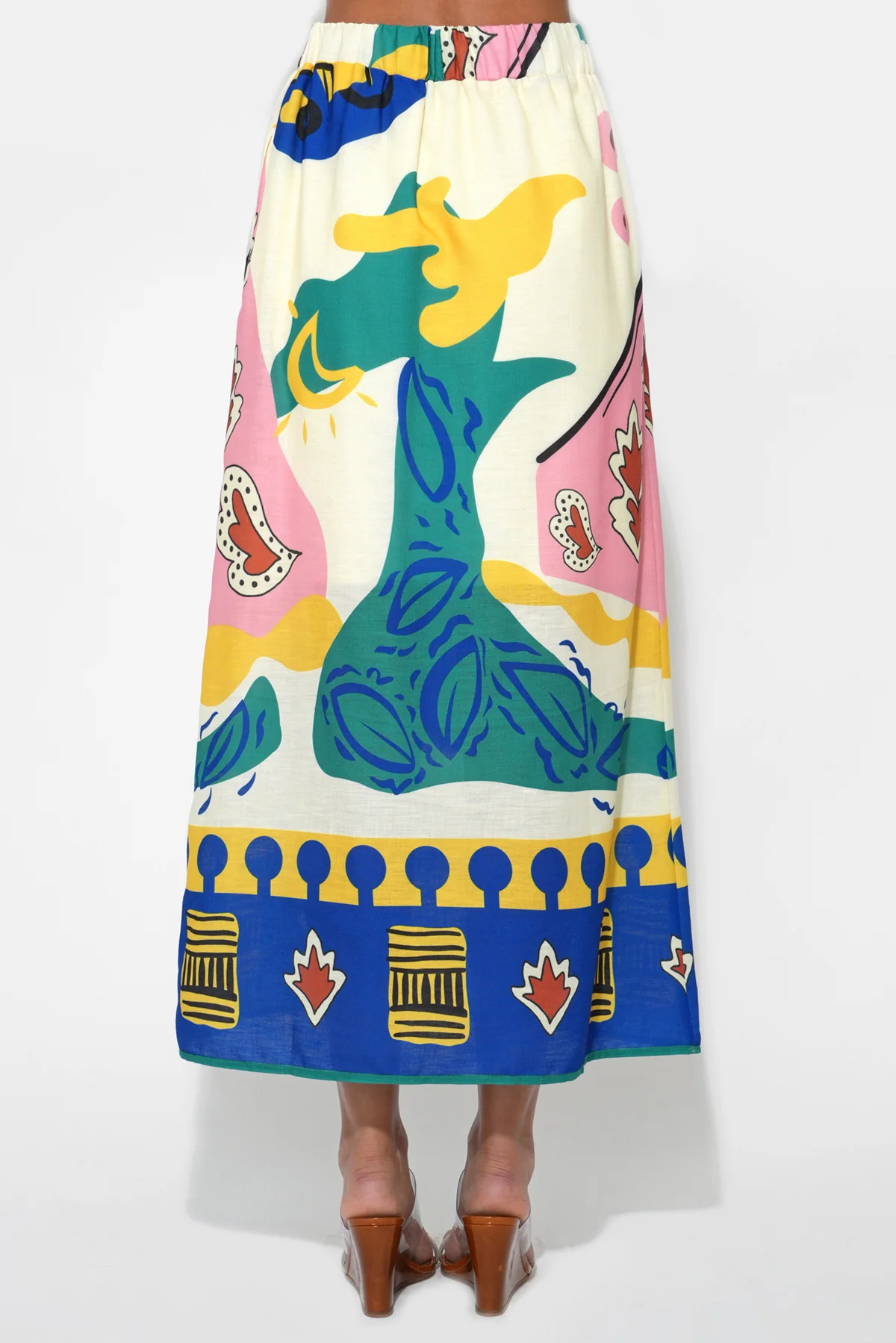 Annie Pull On Printed Skirt - Image 2