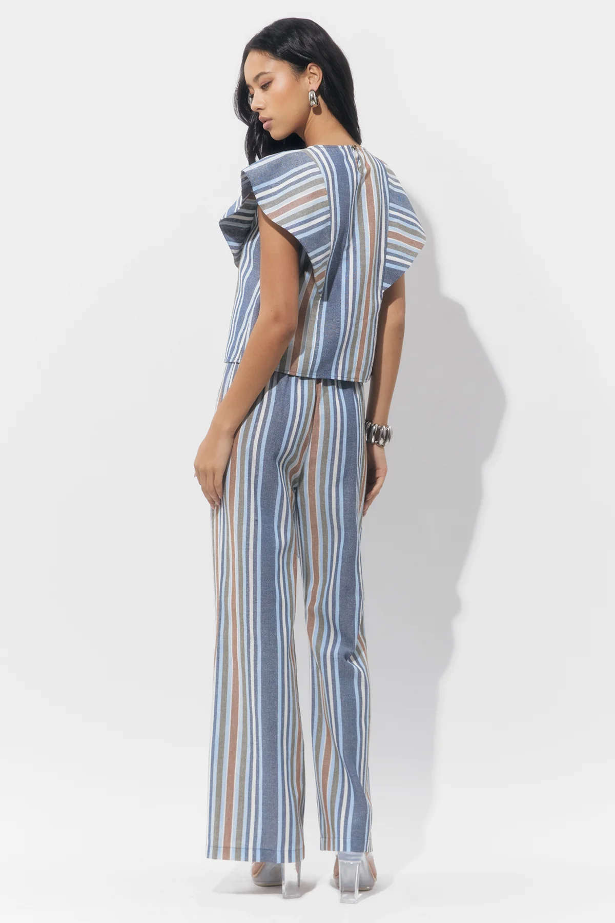 Anora Striped Relaxed Trouser - Image 4