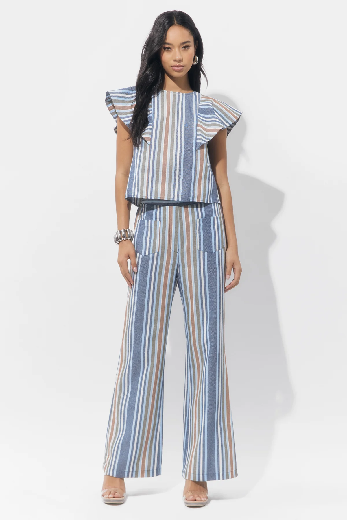 Anora Striped Relaxed Trouser - Image 5