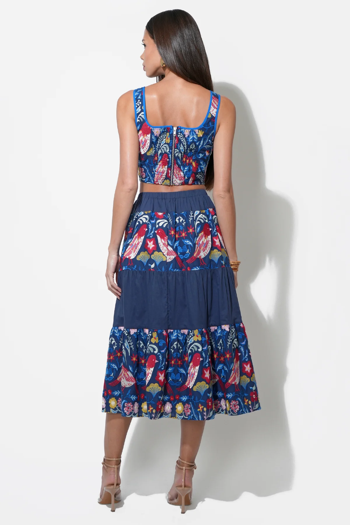 Beisha Cropped Embroidered Top - Image 5