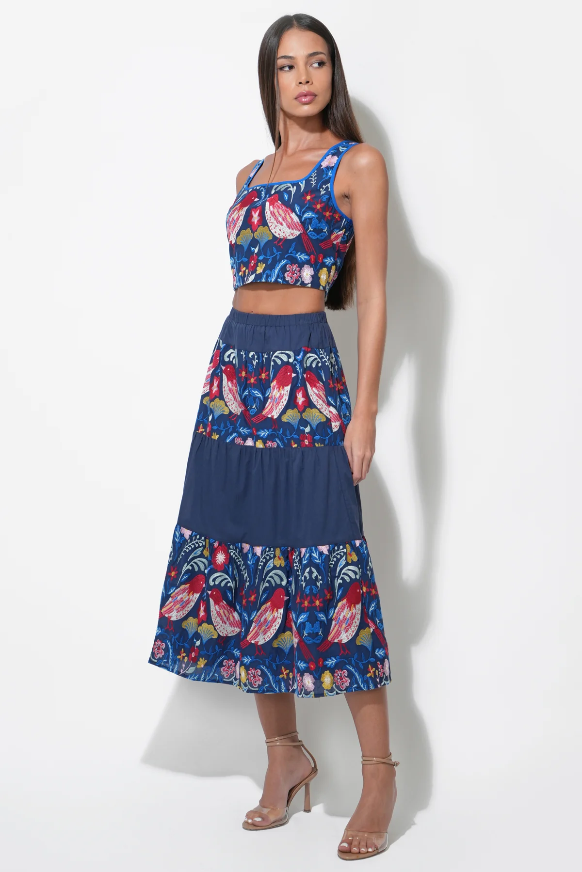 Beisha Cropped Embroidered Top - Image 6
