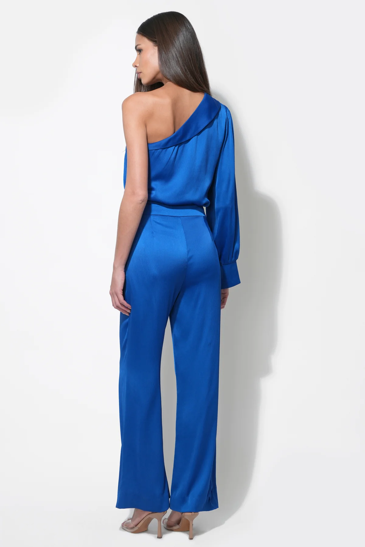 Cameron One Shoulder Satin Top - Image 7