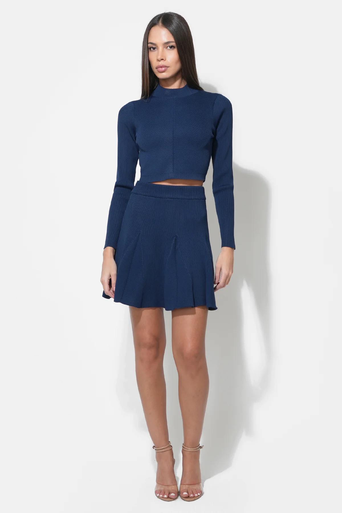 Carrie High Neck Long Sleeve Knit Top - Image 3