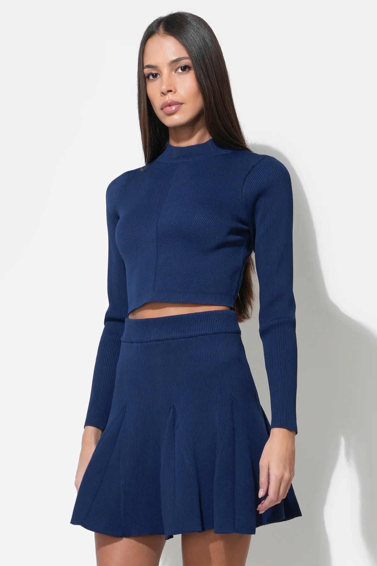 Carrie High Neck Long Sleeve Knit Top - Image 4