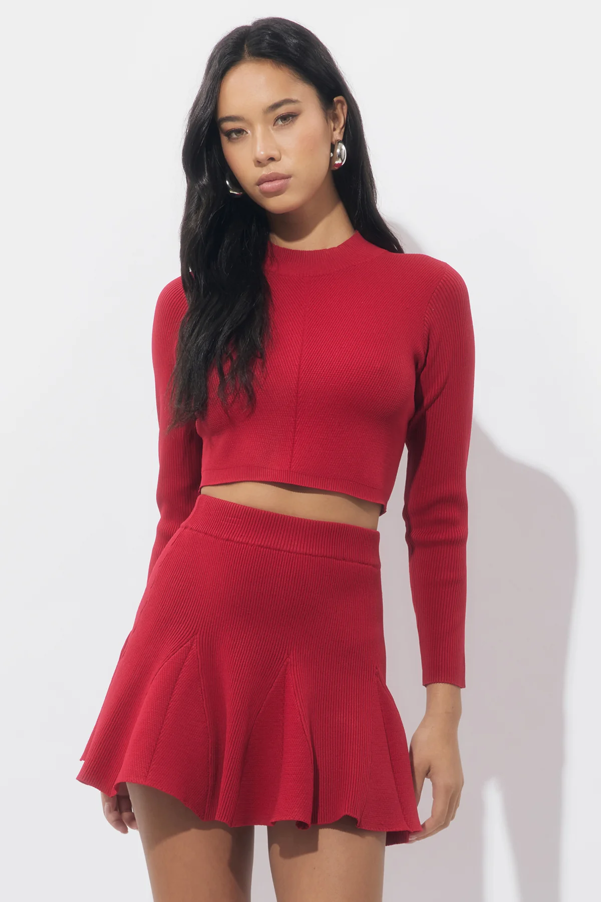 Carrie High Neck Long Sleeve Knit Top - Image 5