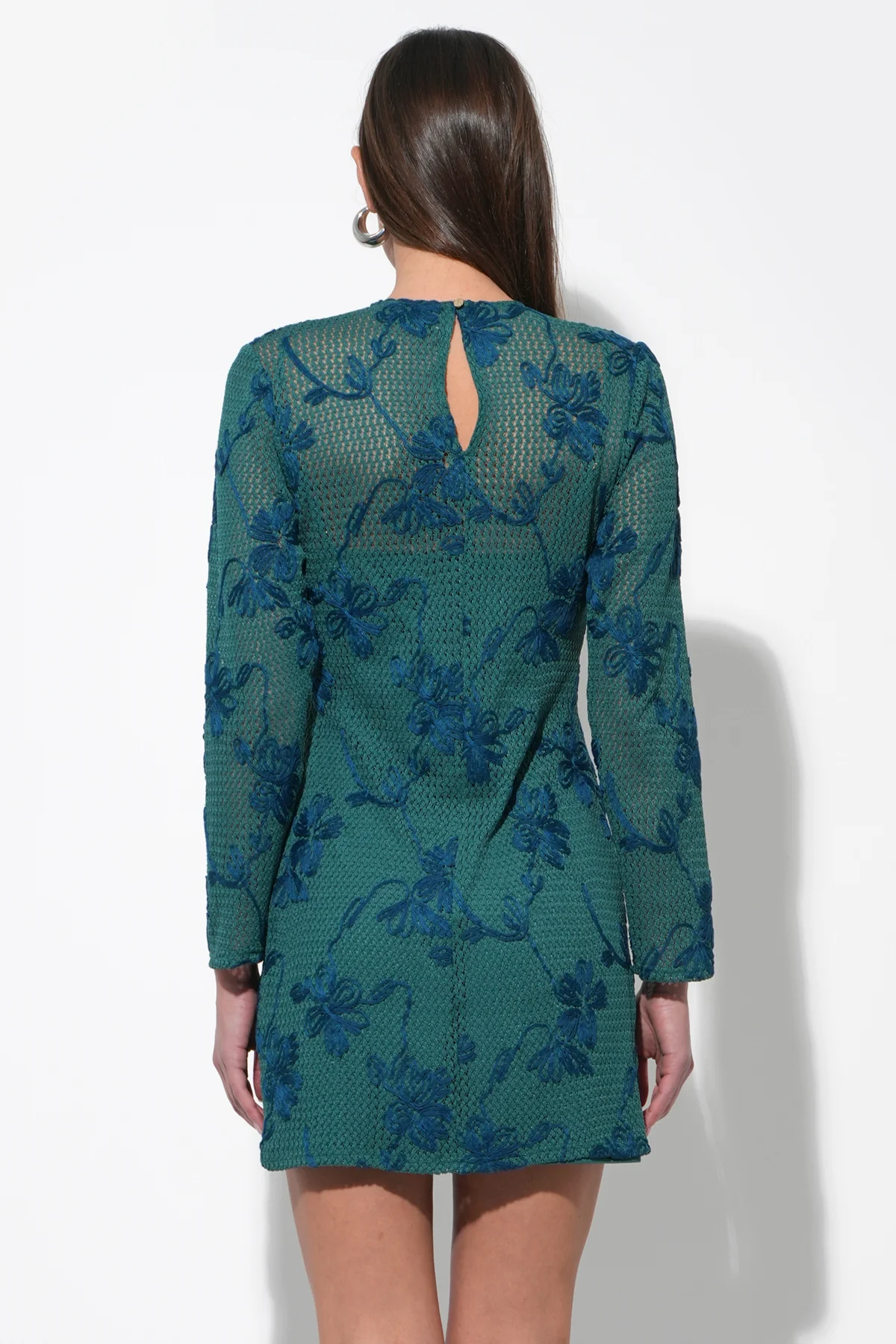 Cheryl Crochet Lace Mini Dress - Image 4