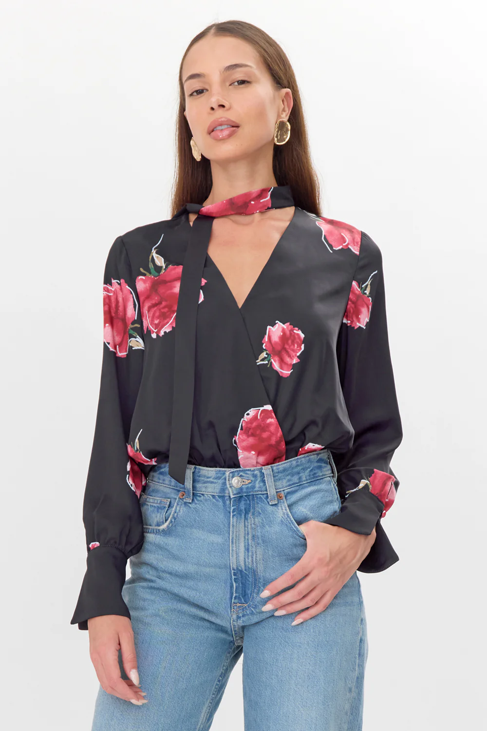 Mary Tie Neck Bodysuit - Image 3