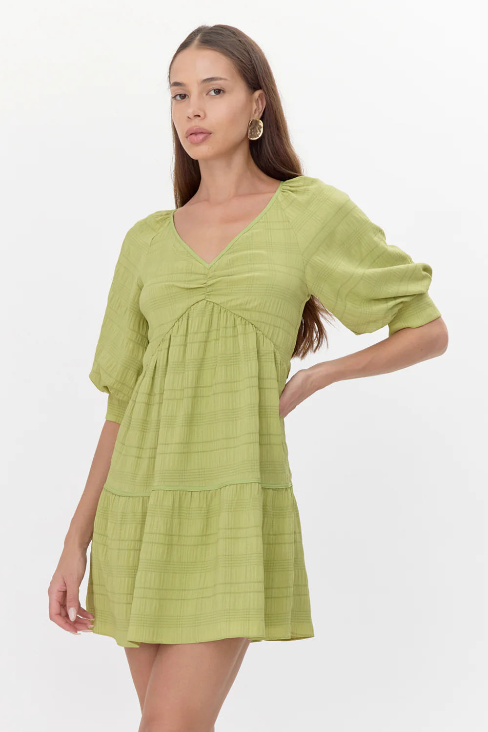 Dolores Textured Mini Dress - Image 3