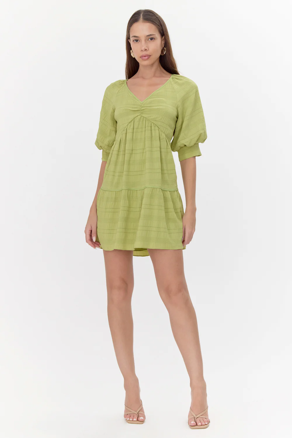 Dolores Textured Mini Dress - Image 4