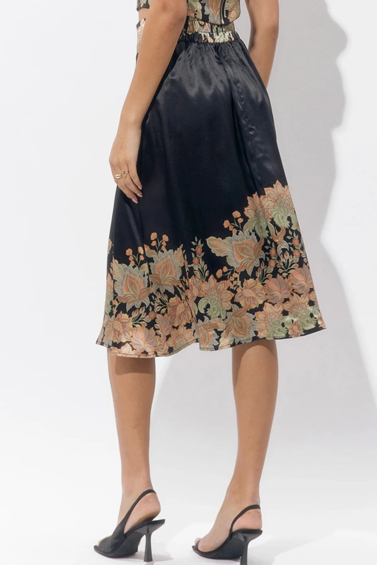Donis Border Print Maxi Skirt - Image 2