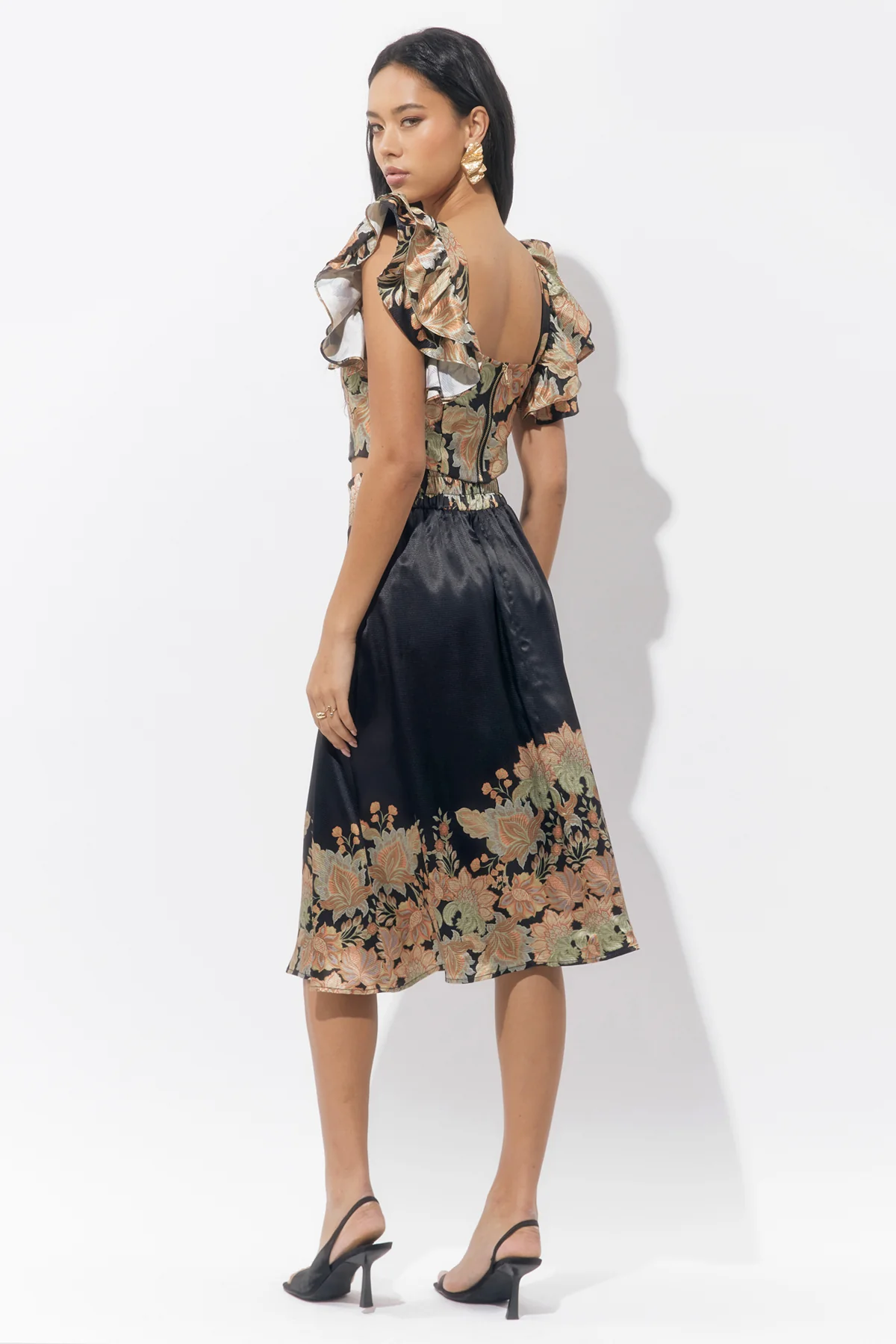 Donis Border Print Maxi Skirt - Image 4