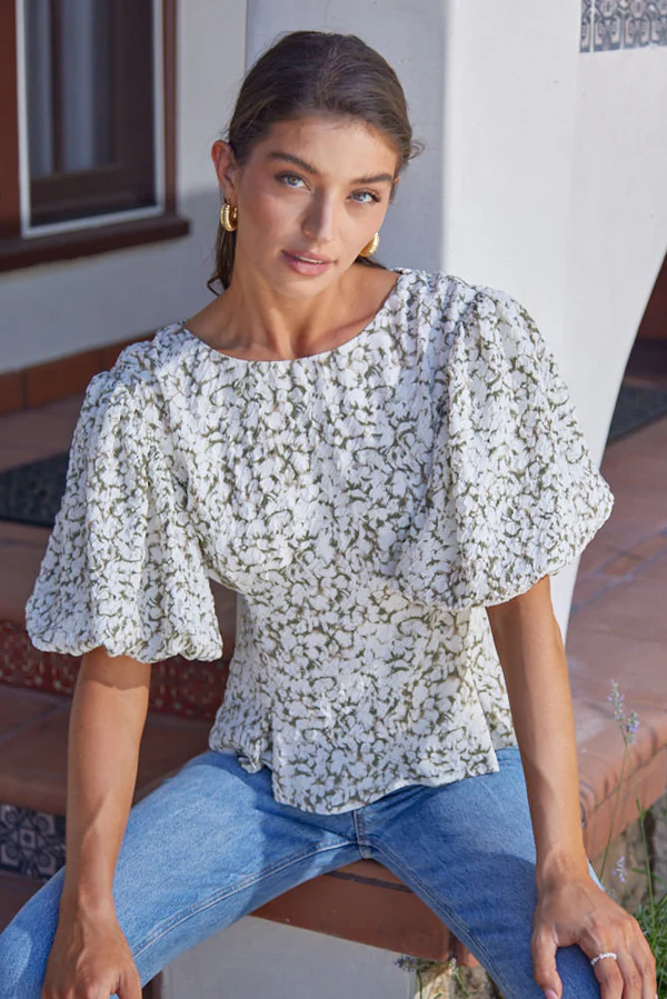 Eli Textured Blouse - Image 3