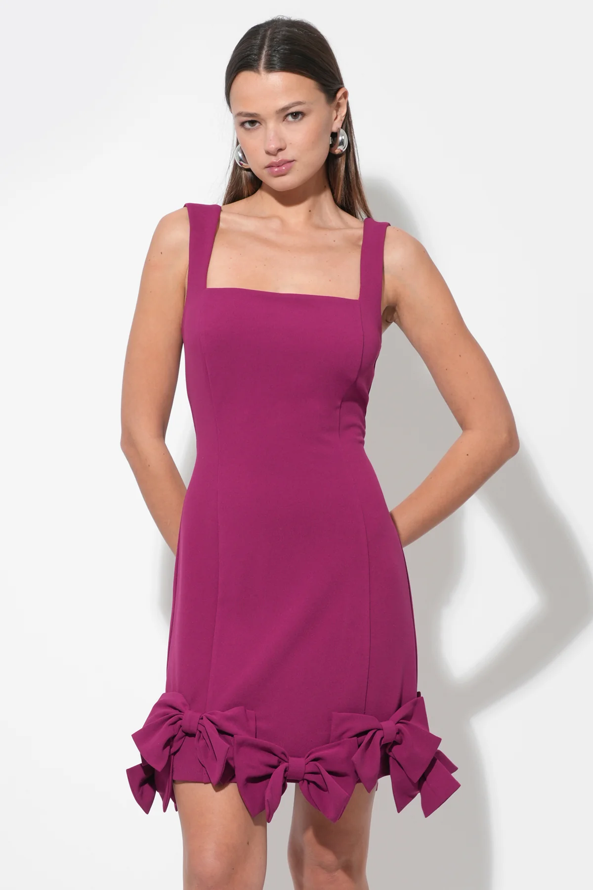 Ember Bow Skirt Strappy Mini Dress - Image 2