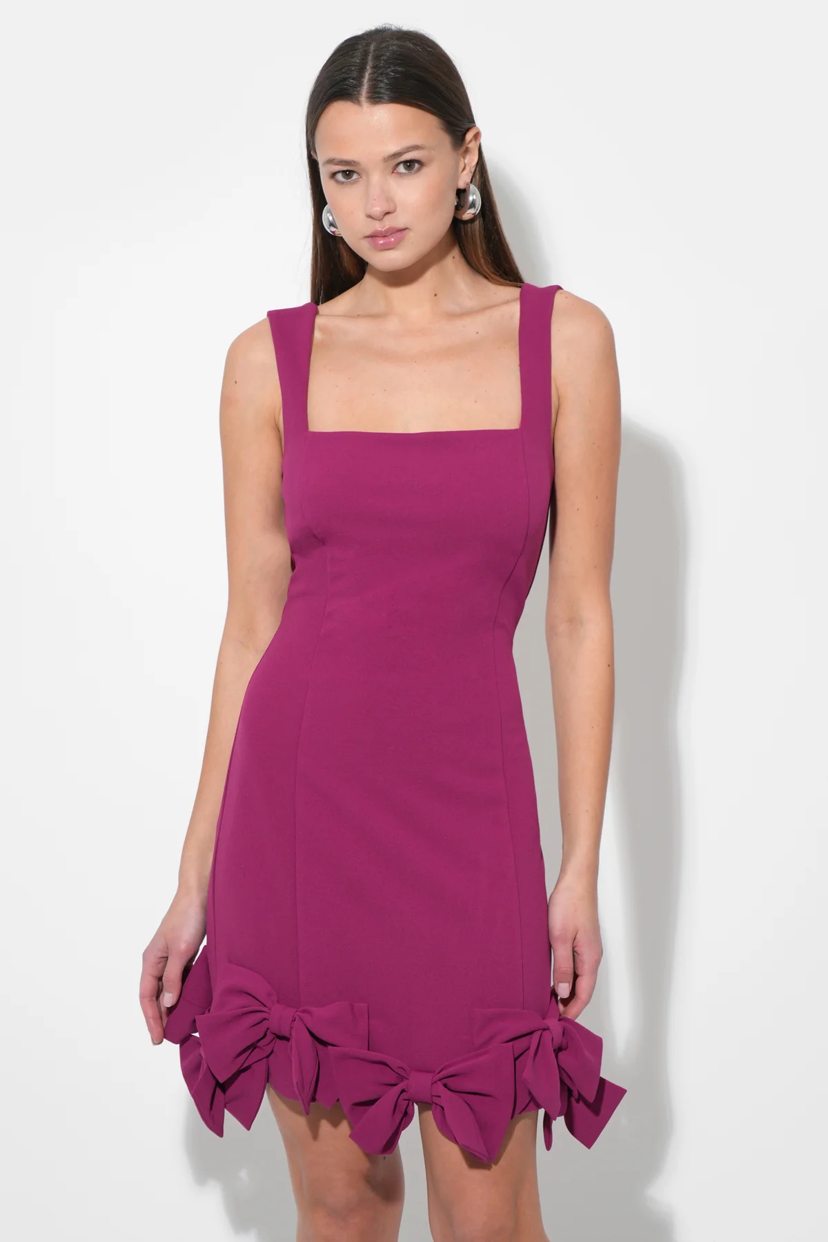 Ember Bow Skirt Strappy Mini Dress - Image 4