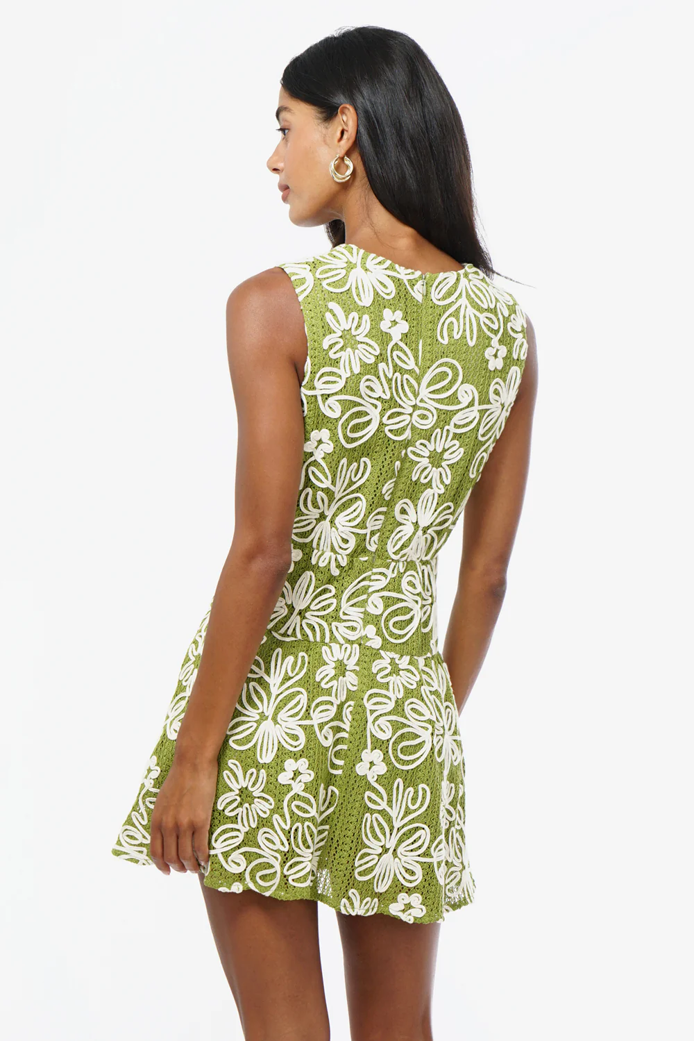 Fatina Corded Textured Mini Dress - Image 4