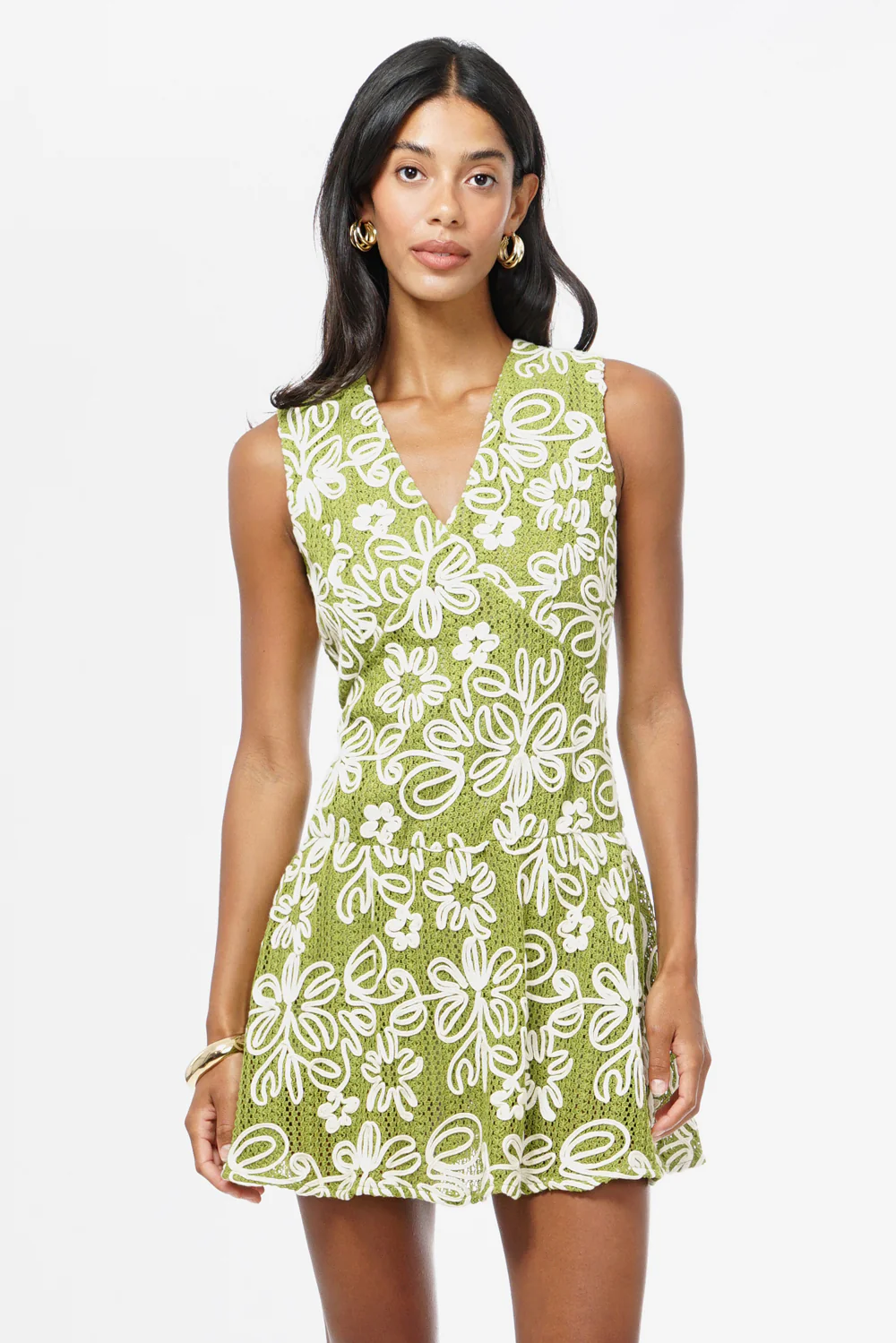 Fatina Corded Textured Mini Dress - Image 8