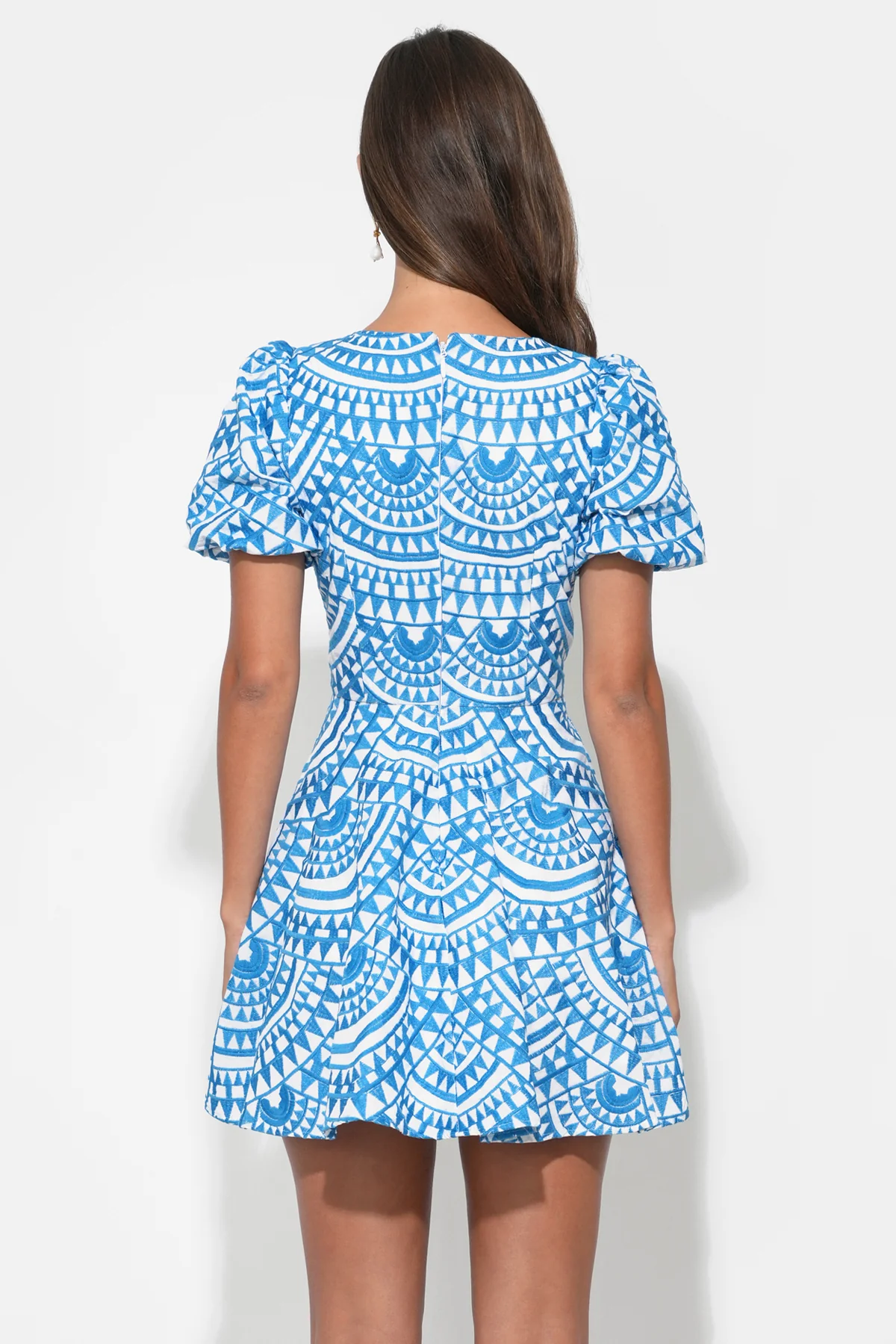 Genesis Fit & Flare Embroidery Mini Dress - Image 2