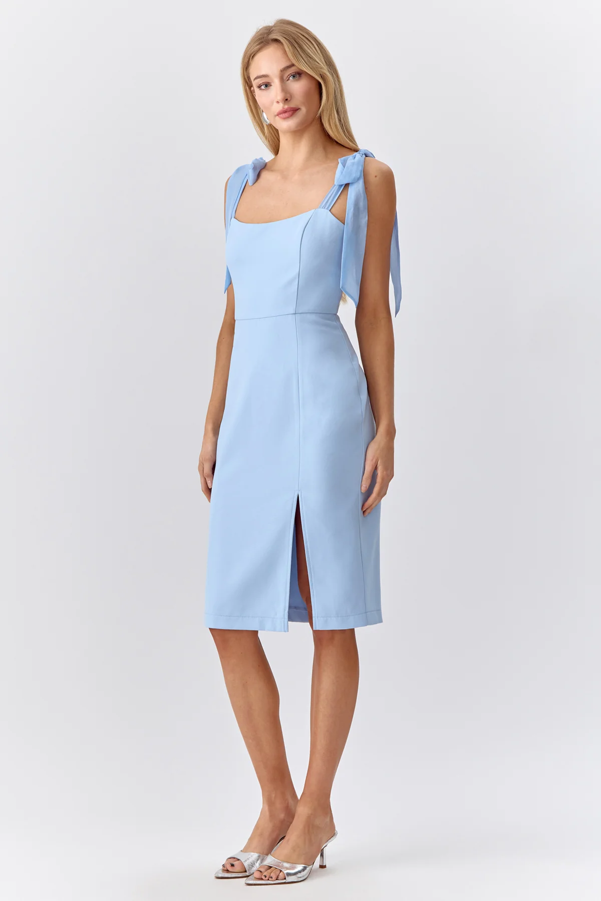 Gia Ribbon Strap Midi Dress - Image 2