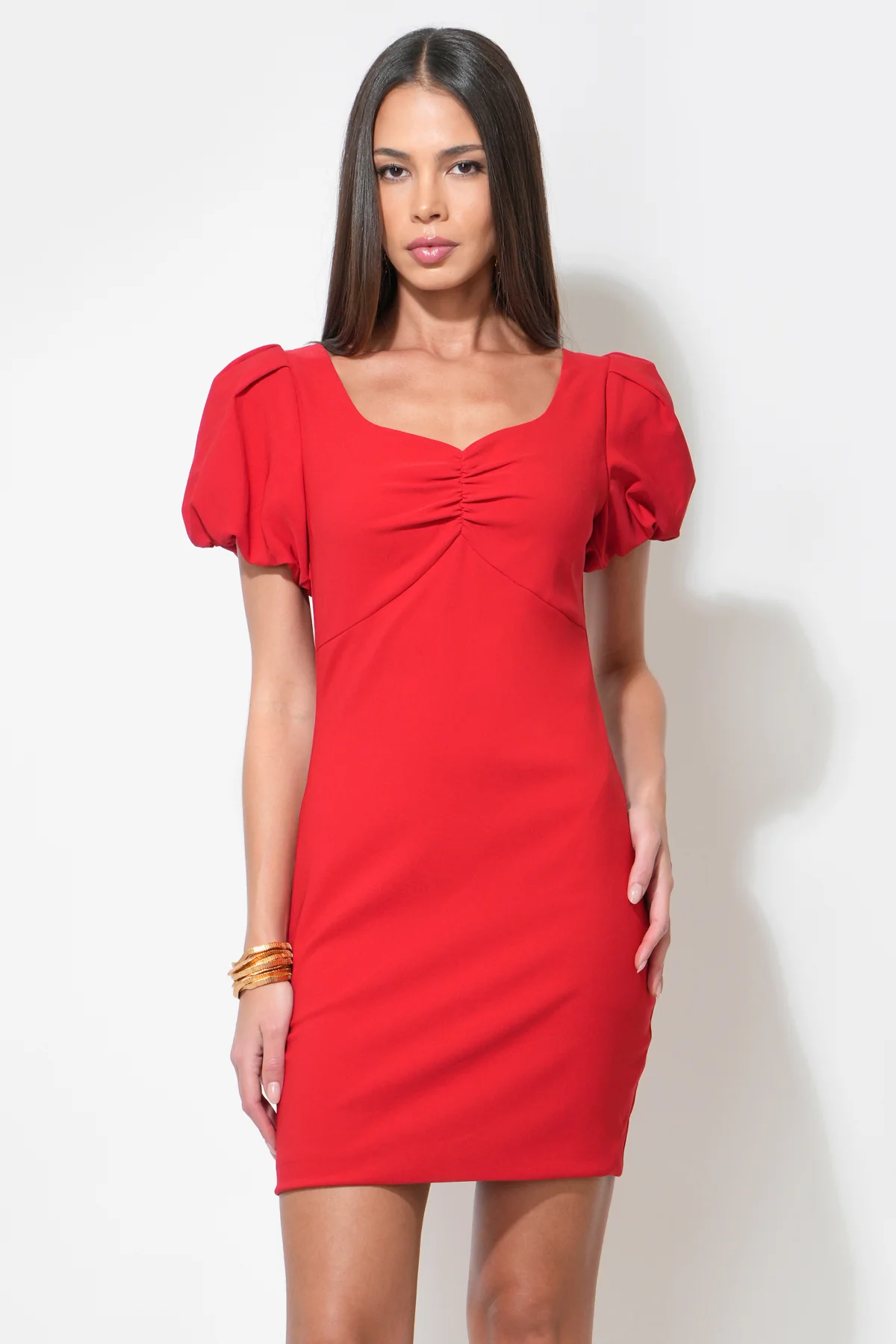 Hadley Bubble Sleeve Mini Dress - Image 3