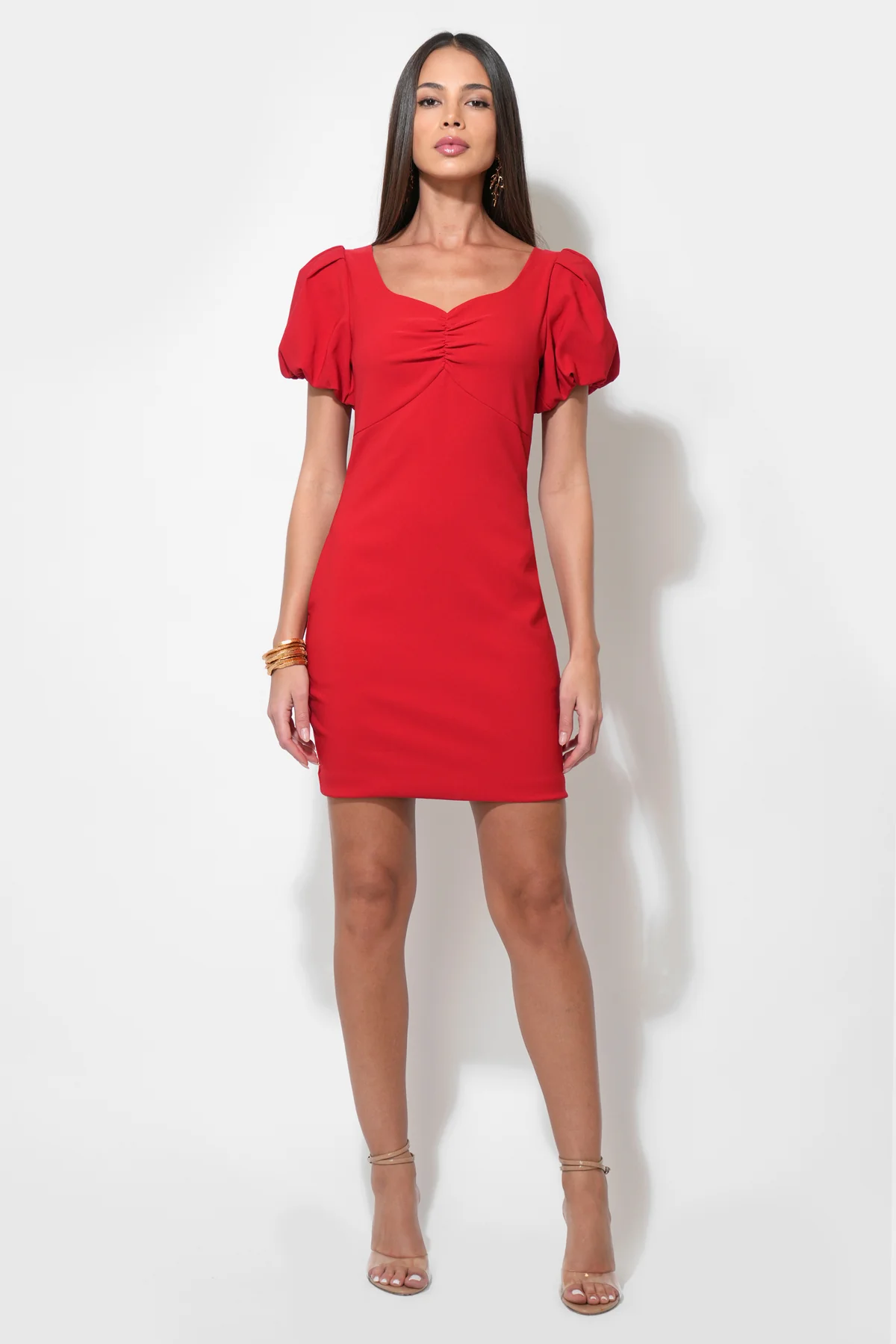 Hadley Bubble Sleeve Mini Dress - Image 6