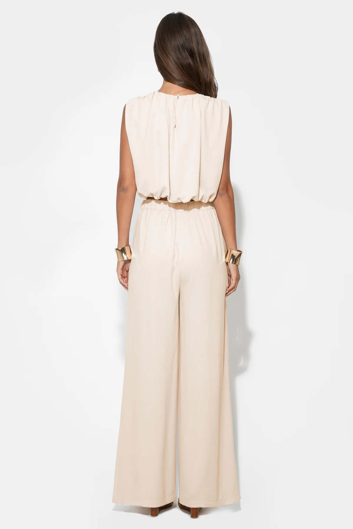 Iris Textured Satin Pant - Image 4