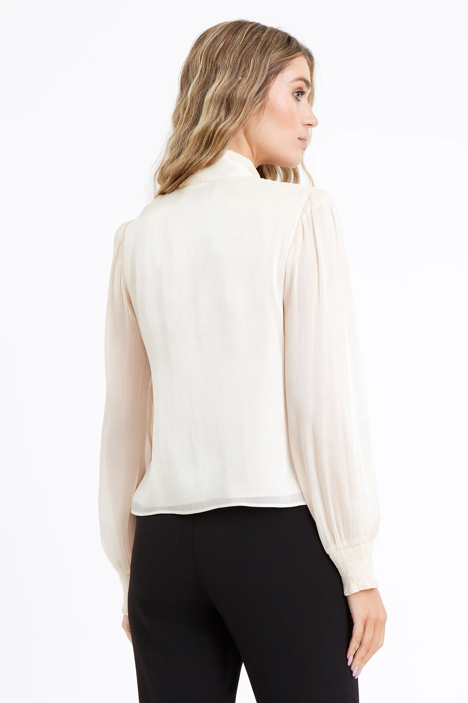 Jisenia Tie Neck Blouse - Image 4