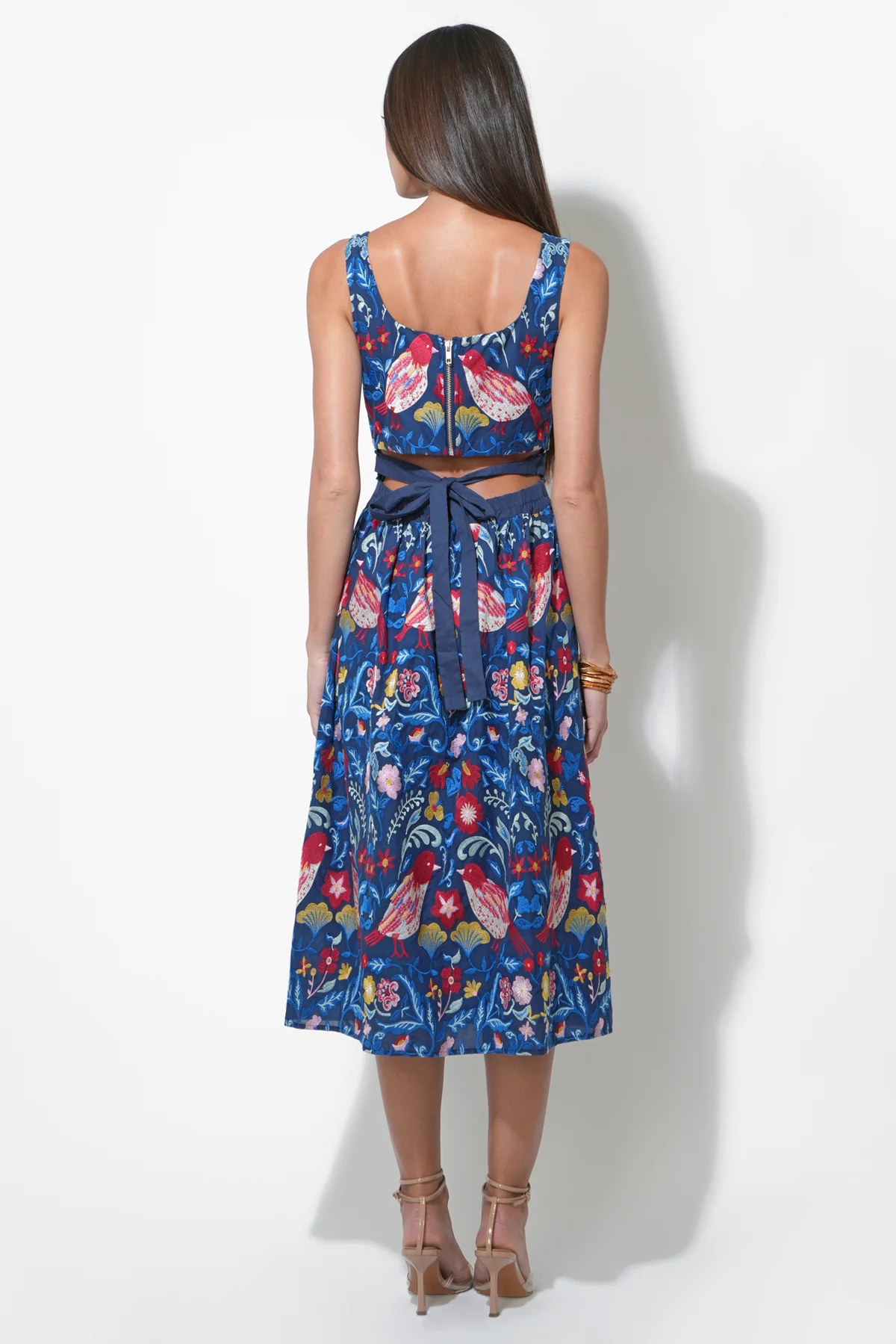 Kaili Embroidered Midi Dress - Image 3