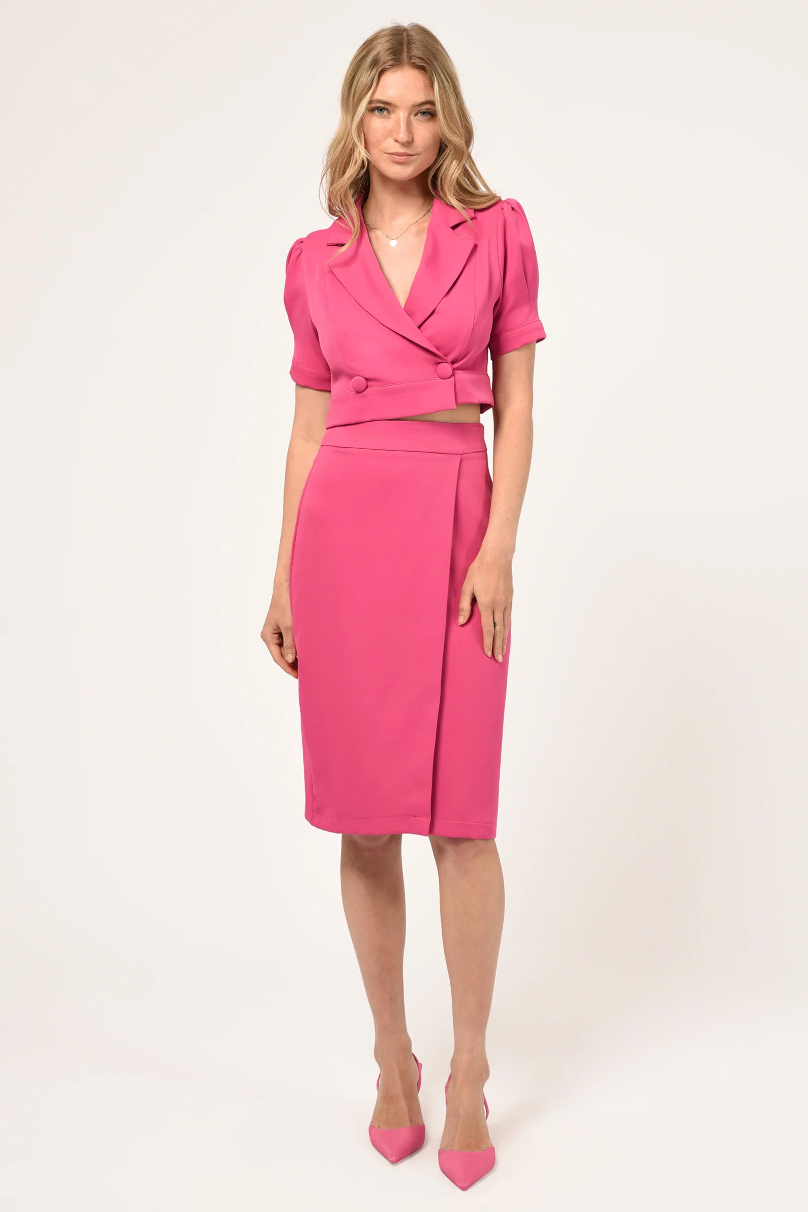 Karla High Waist Pencil Skirt - Image 4