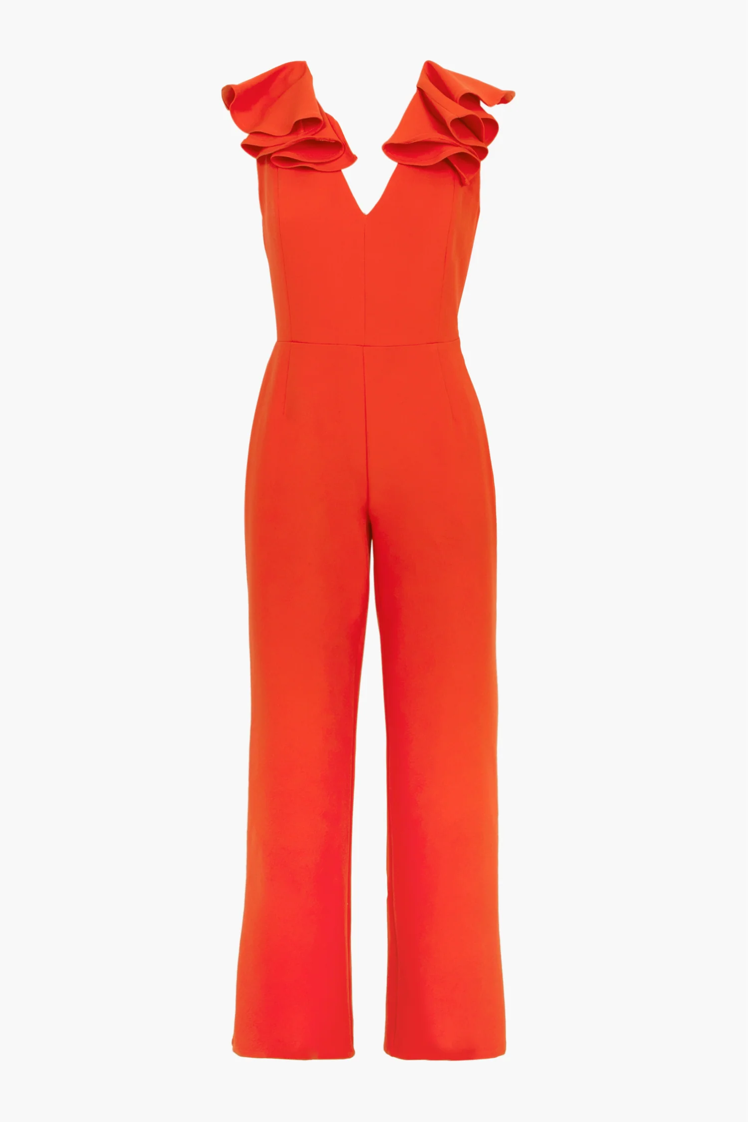 Kassi Ruffled Crepe Jumpsuit - Image 4