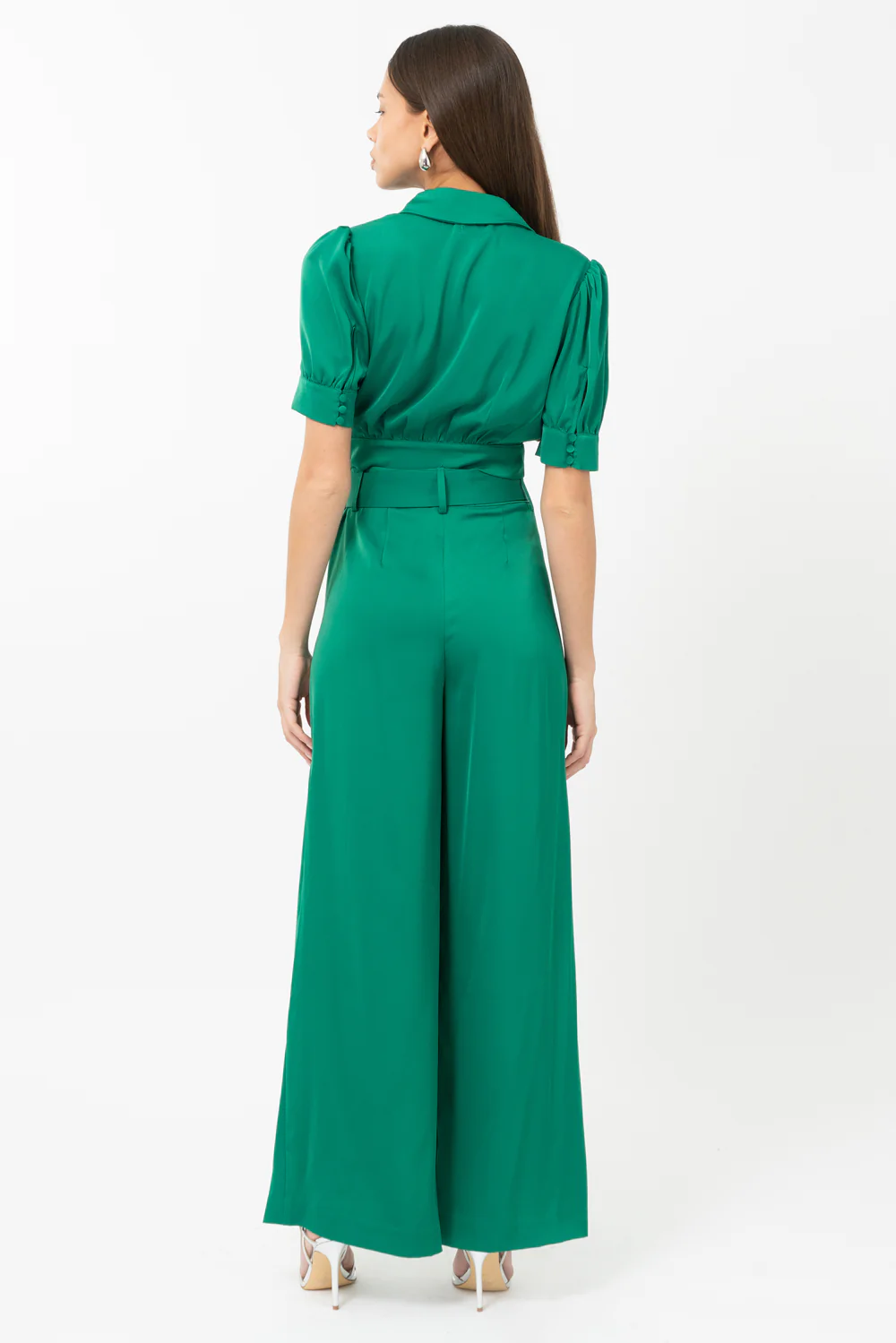 Keva Wrap Cuffed Sleeve Blouse - Image 5