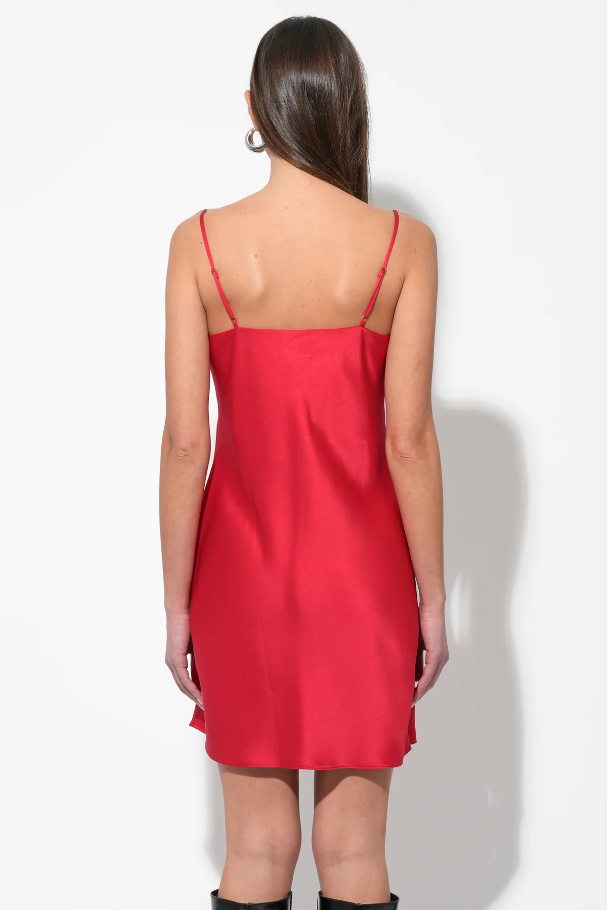 Kia Satin Mini Dress with Bows - Image 5