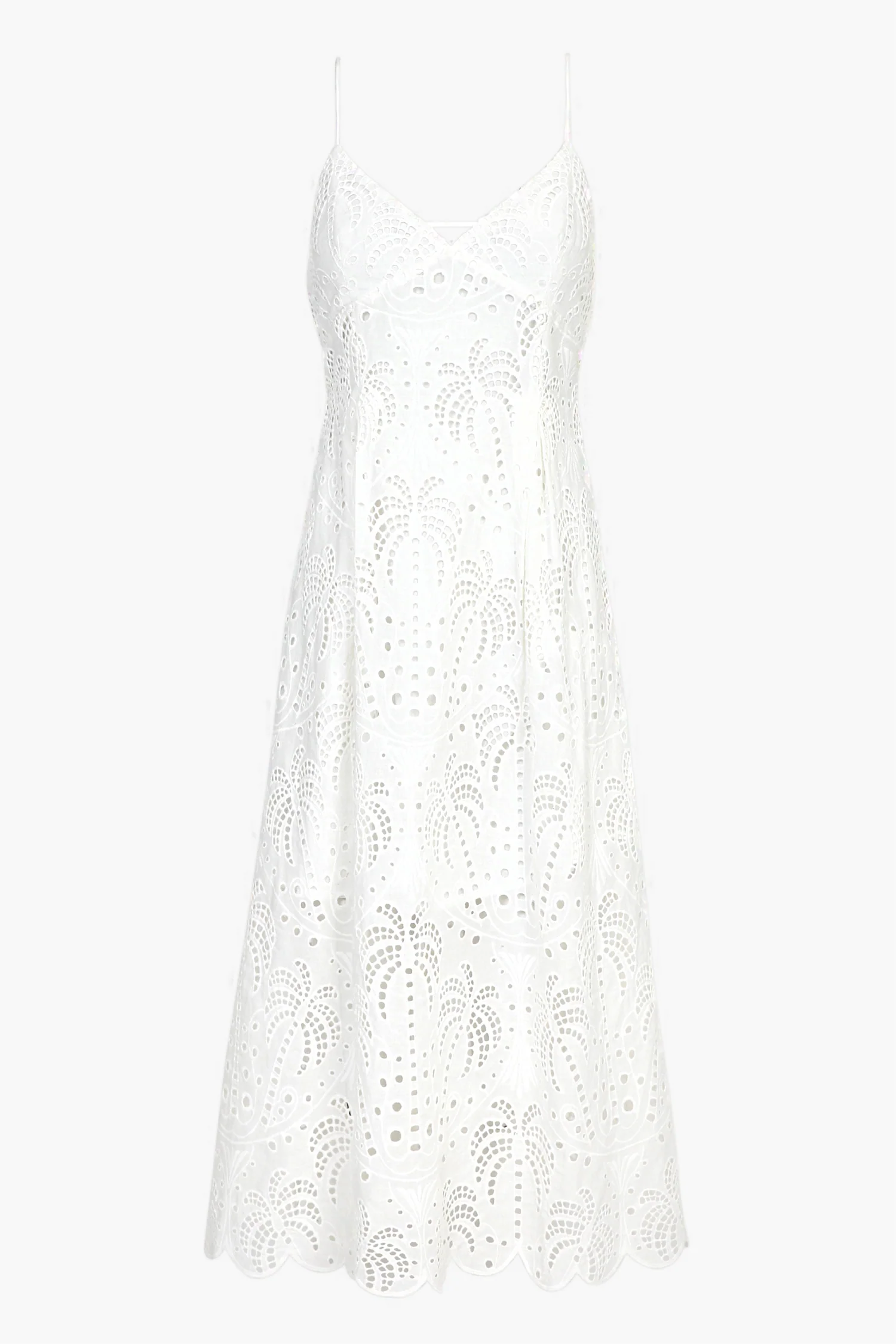 Krista Cotton Eyelet Midi Dress - Image 7