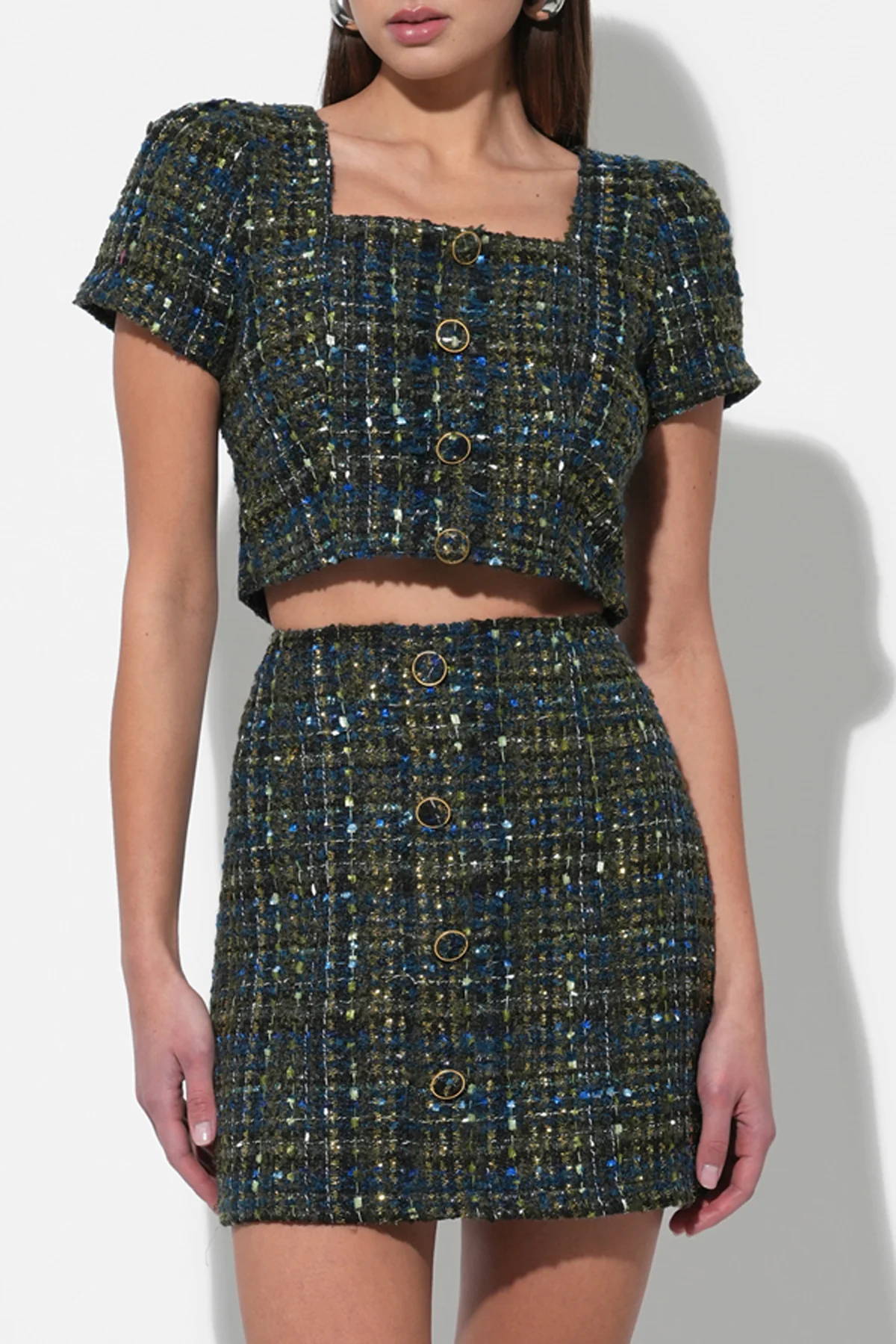 Lauren Tweed High Waist Skirt