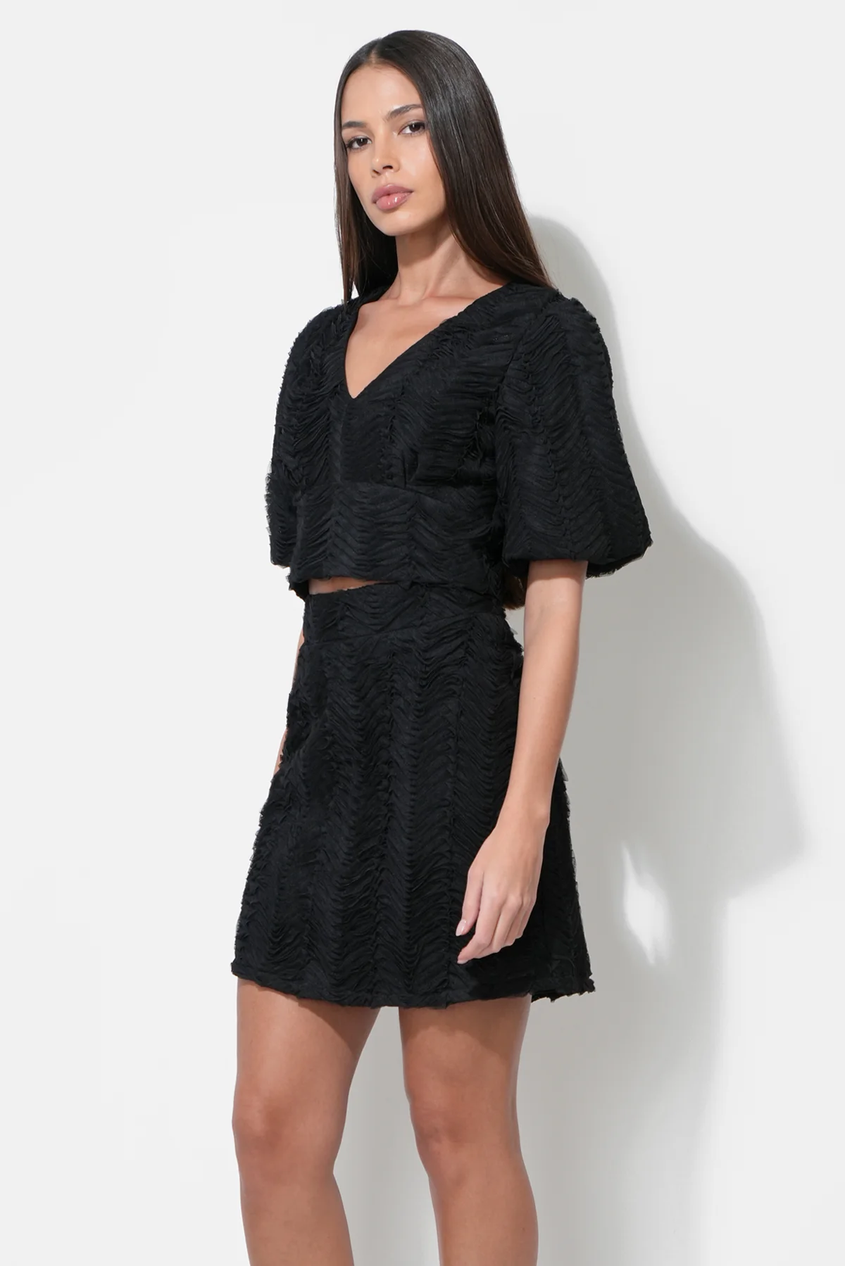 Lilah Textured Mini Skirt - Image 5