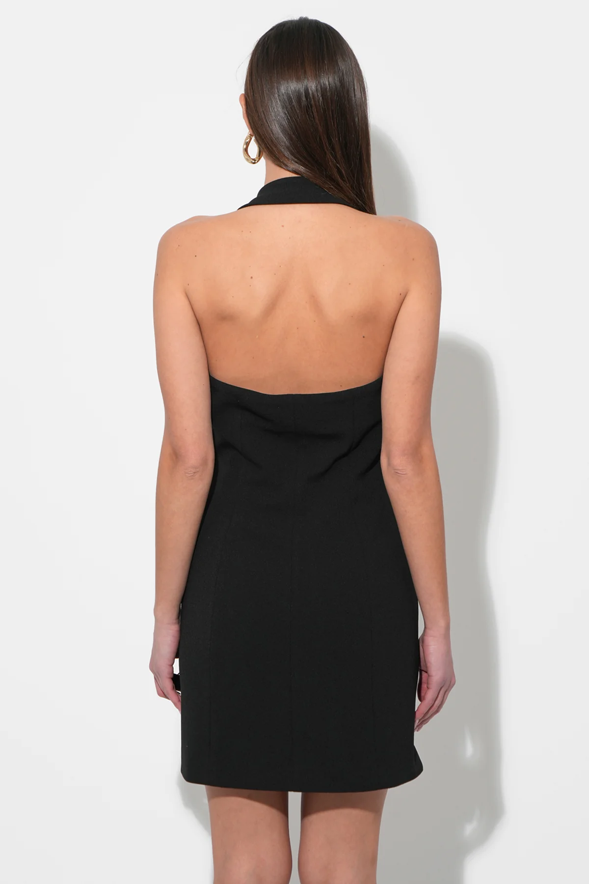 Lucy Vest Mini Black Dress - Image 3