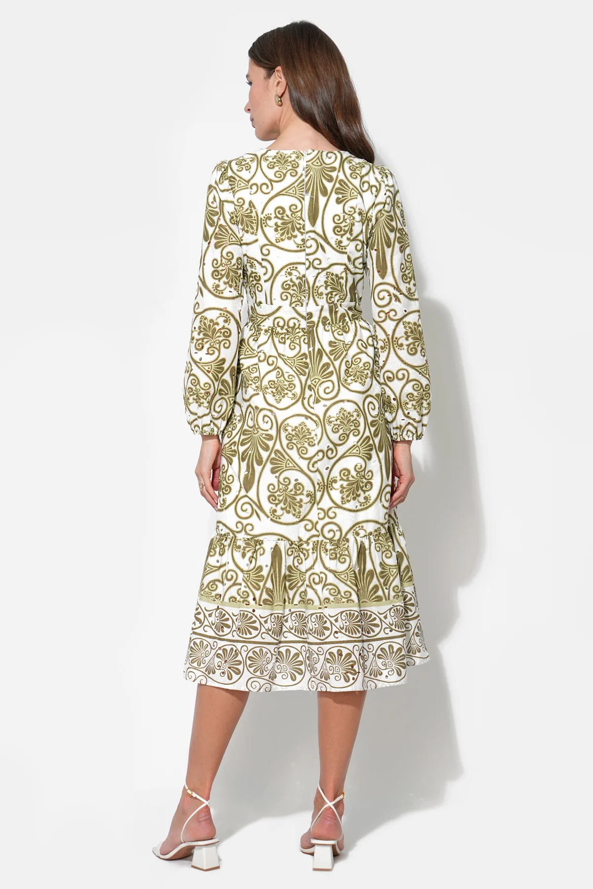 Madeline Long Sleeve Trim Dress - Image 2