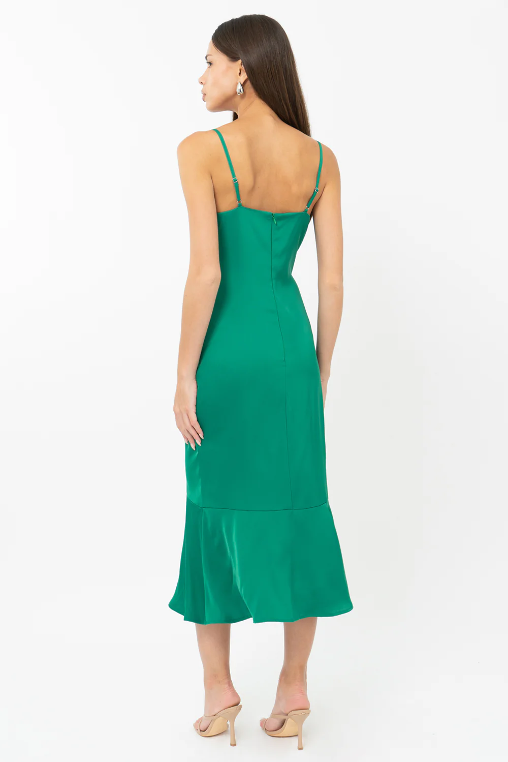 Mandie Button Front Midi Dress - Image 3