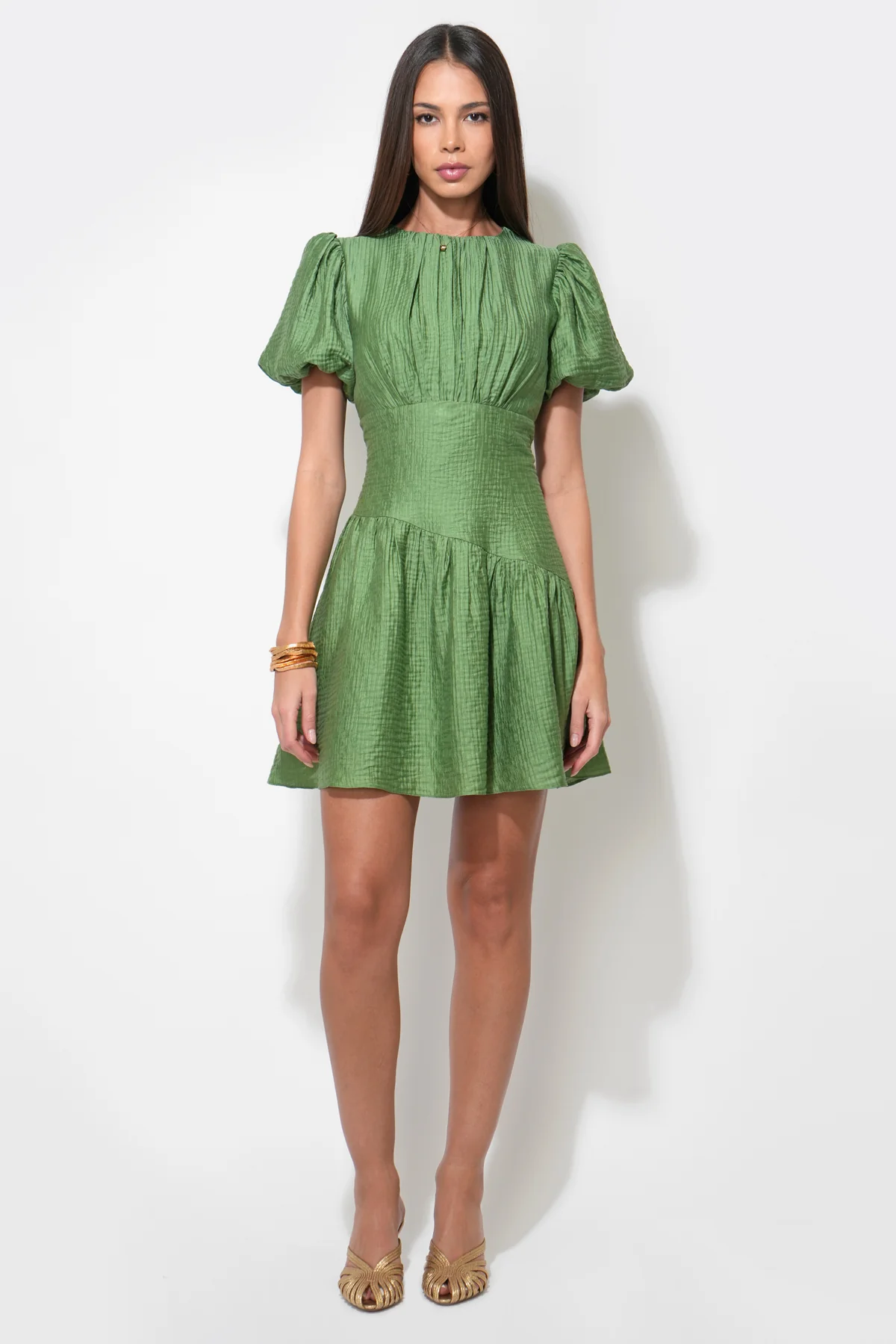 Maren Asymmetric Waistband Mini Dress - Image 6