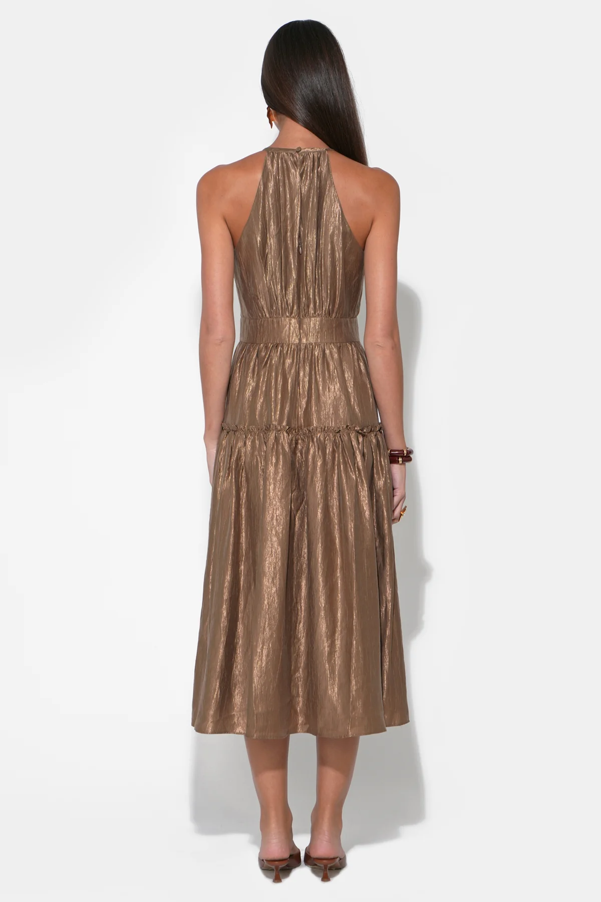Margaret Halter Midi Dress - Image 2