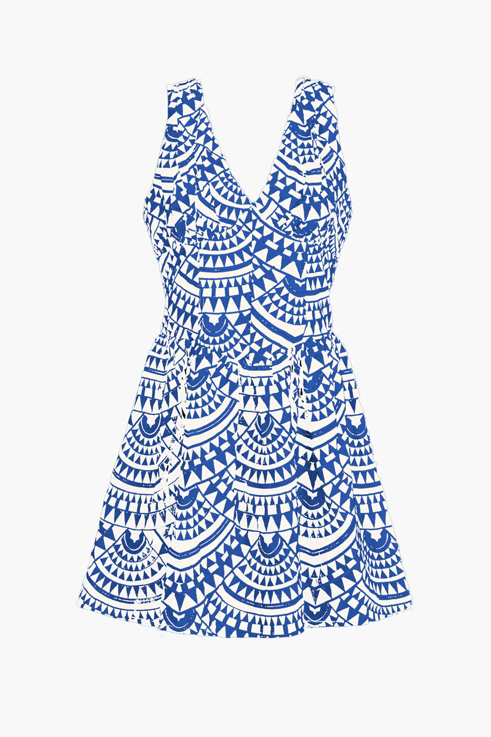 Maris Cotton Crochet Piped Mini Dress - Image 5