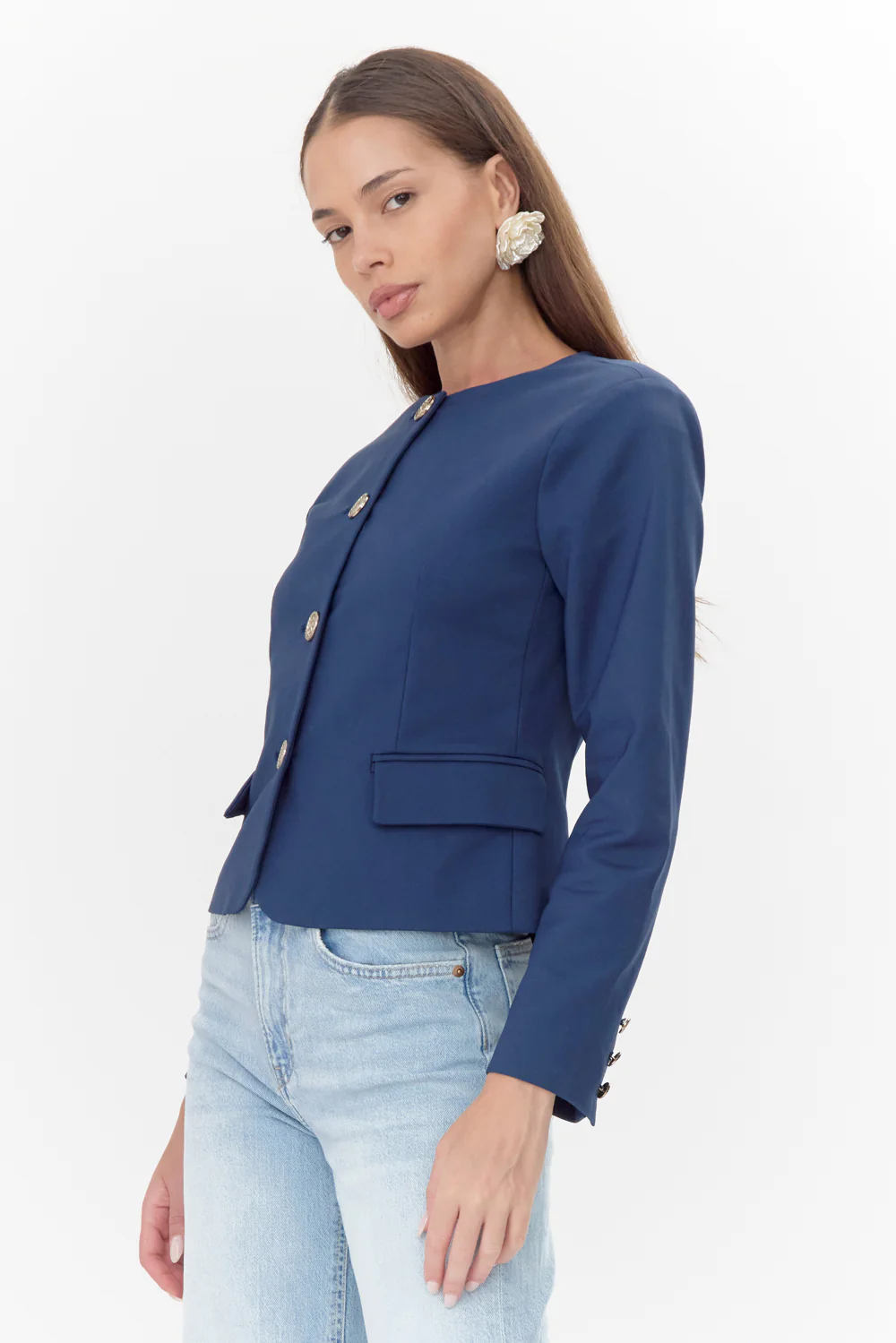 Meredith Button Front Jacket - Image 3