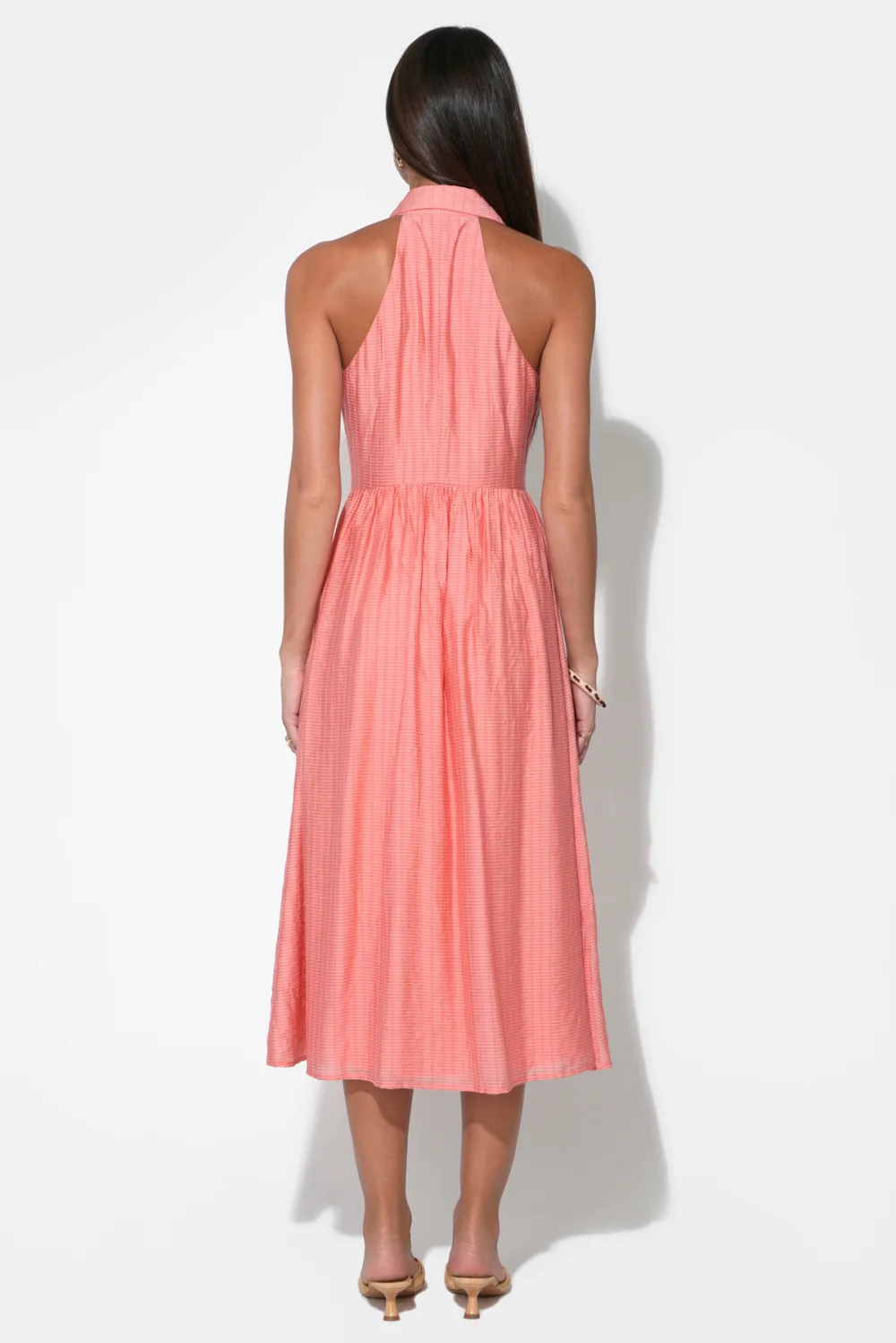 Mia Halter Midi Dress - Image 3