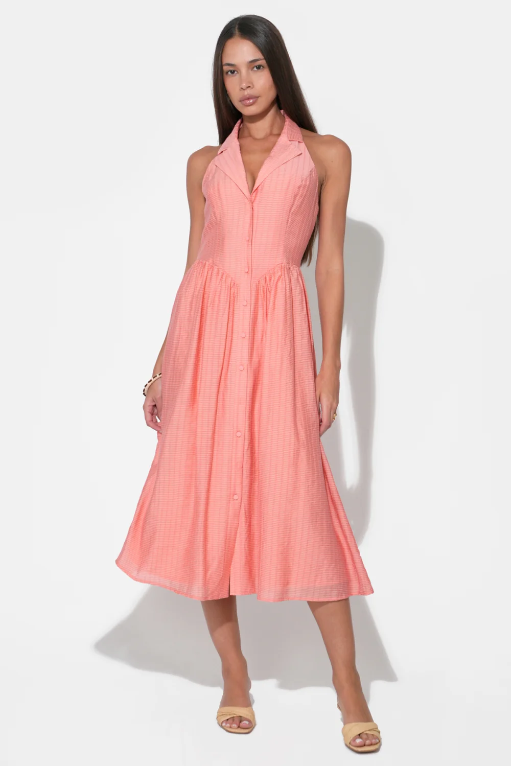 Mia Halter Midi Dress - Image 4