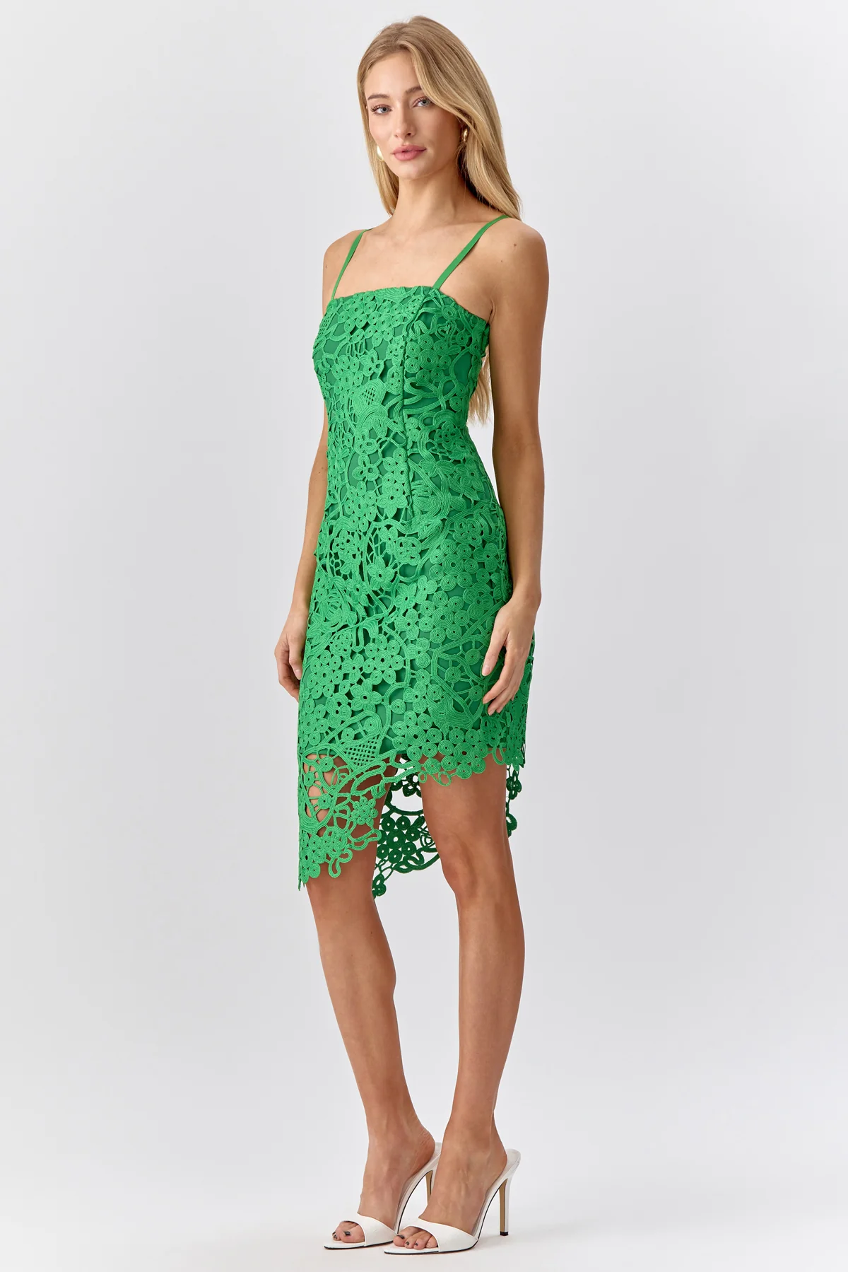 Monica Crochet Lace Dress - Image 5