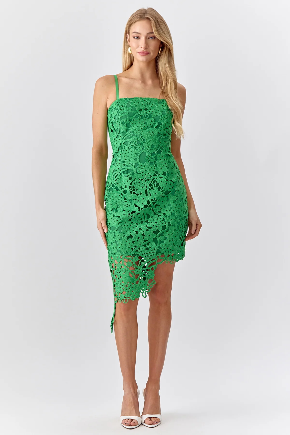 Monica Crochet Lace Dress - Image 6
