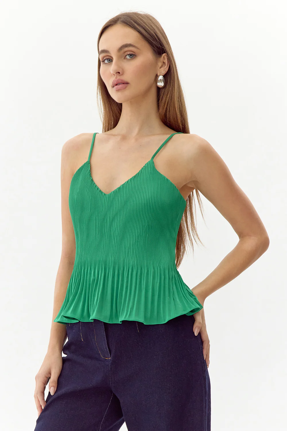 Nayla Pleated Cami Top