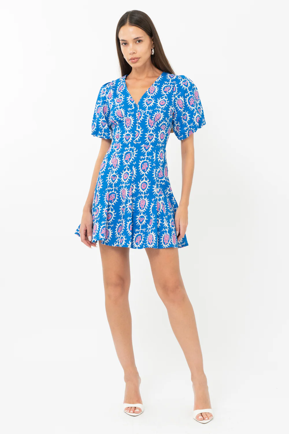 Oslo Printed Mini Dress - Image 3